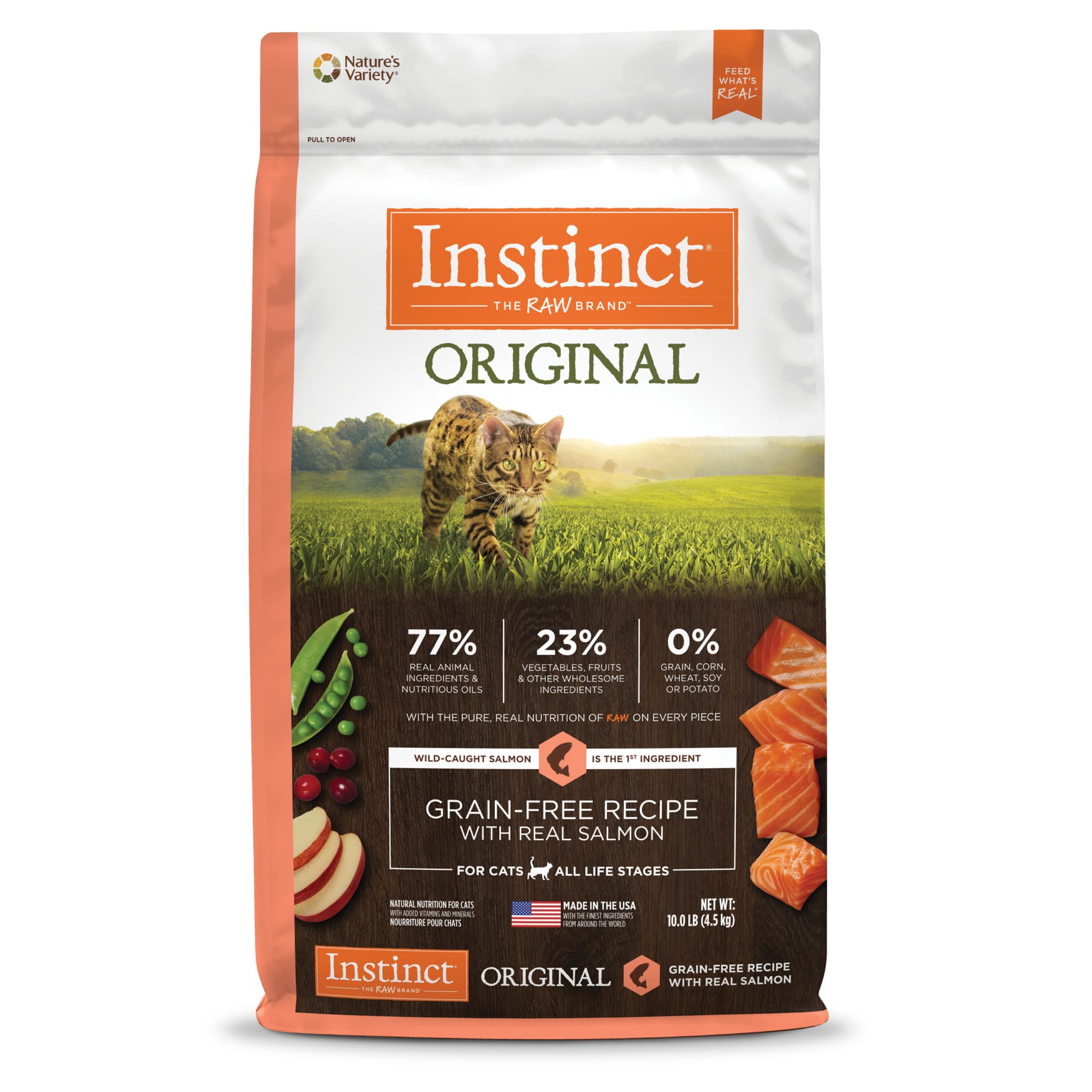 Instinct Original Grain Free Recipe with Real Salmon Dry Cat Food 4.5 lb