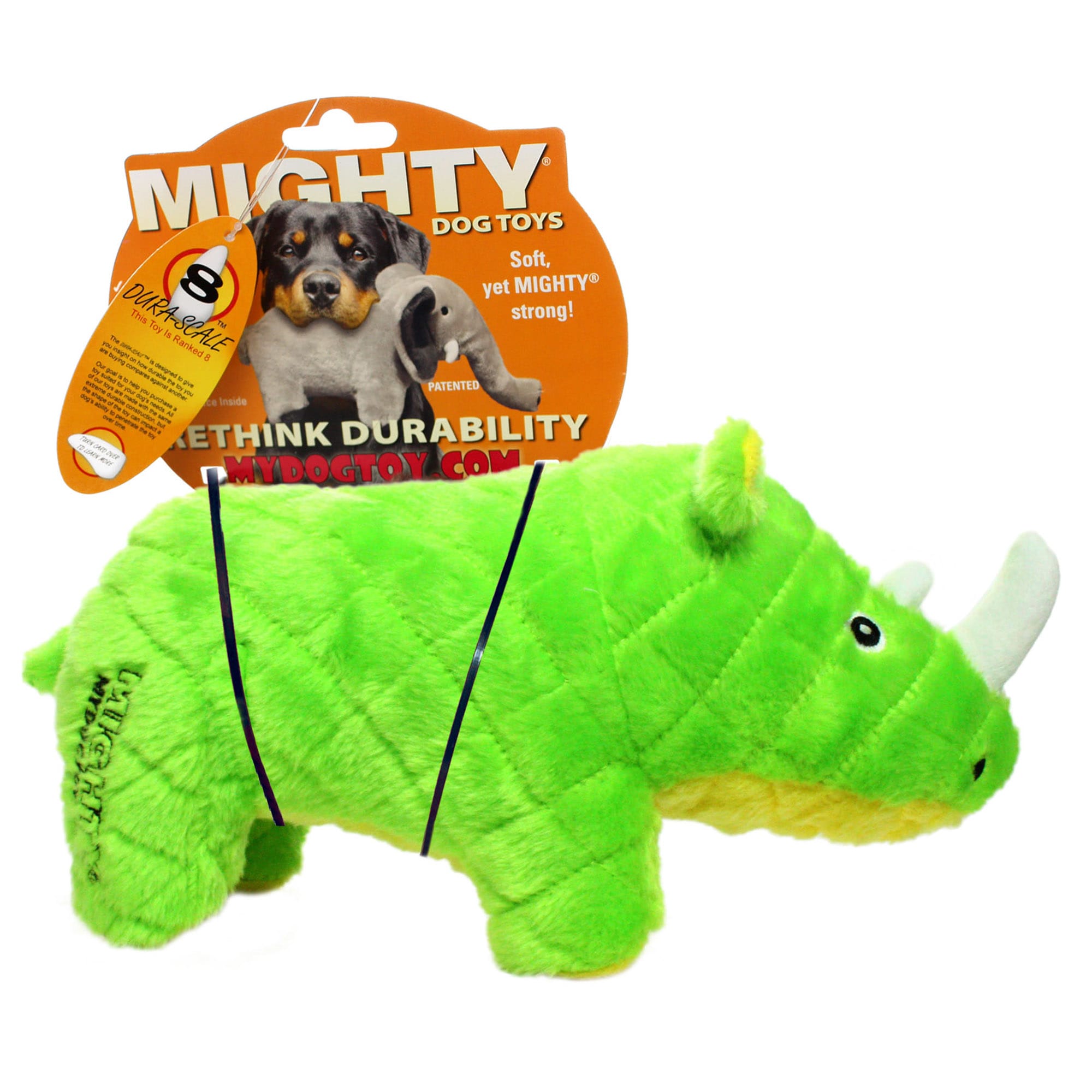 Mighty Toys Rhinoceros Durable Plush 