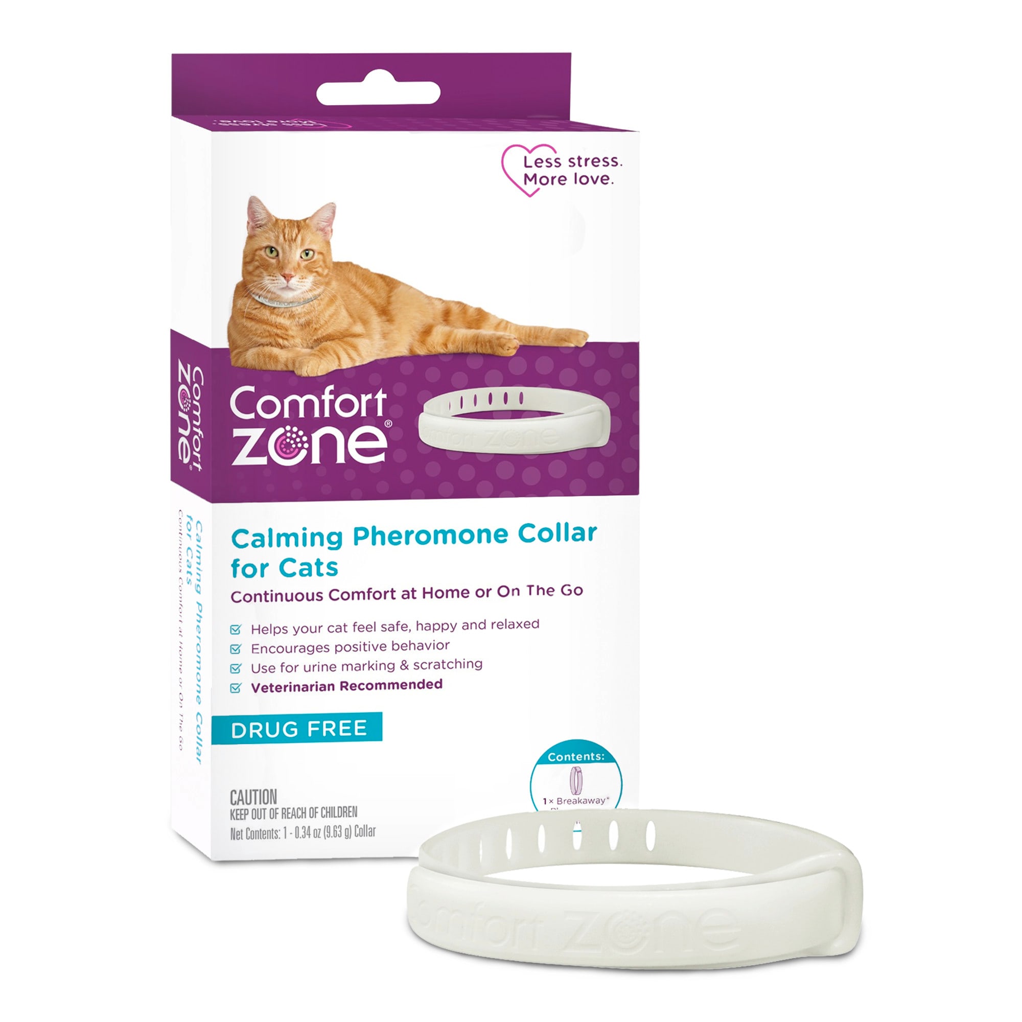 Comfort Zone Cat Calming Collar, Pack 