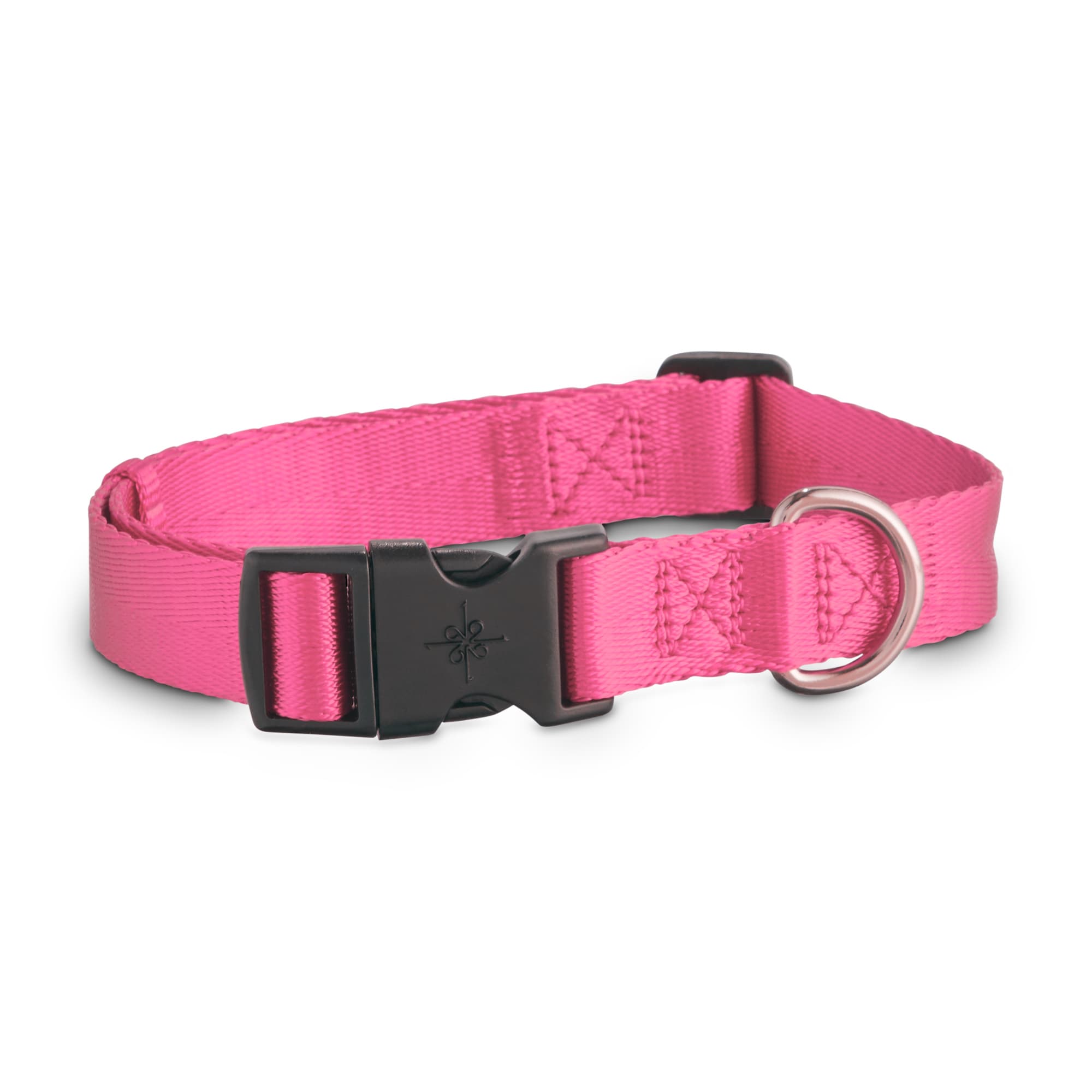 pink and grey dog collar