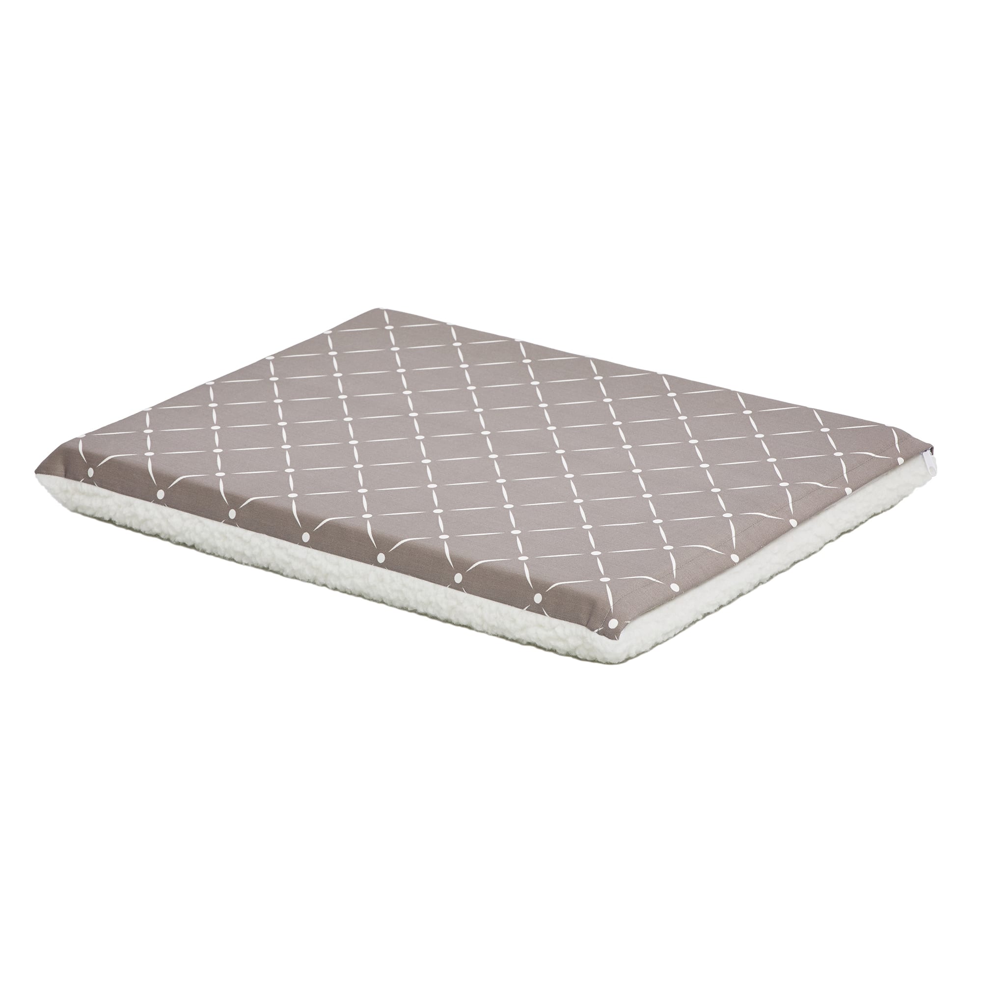 grey dog mattress