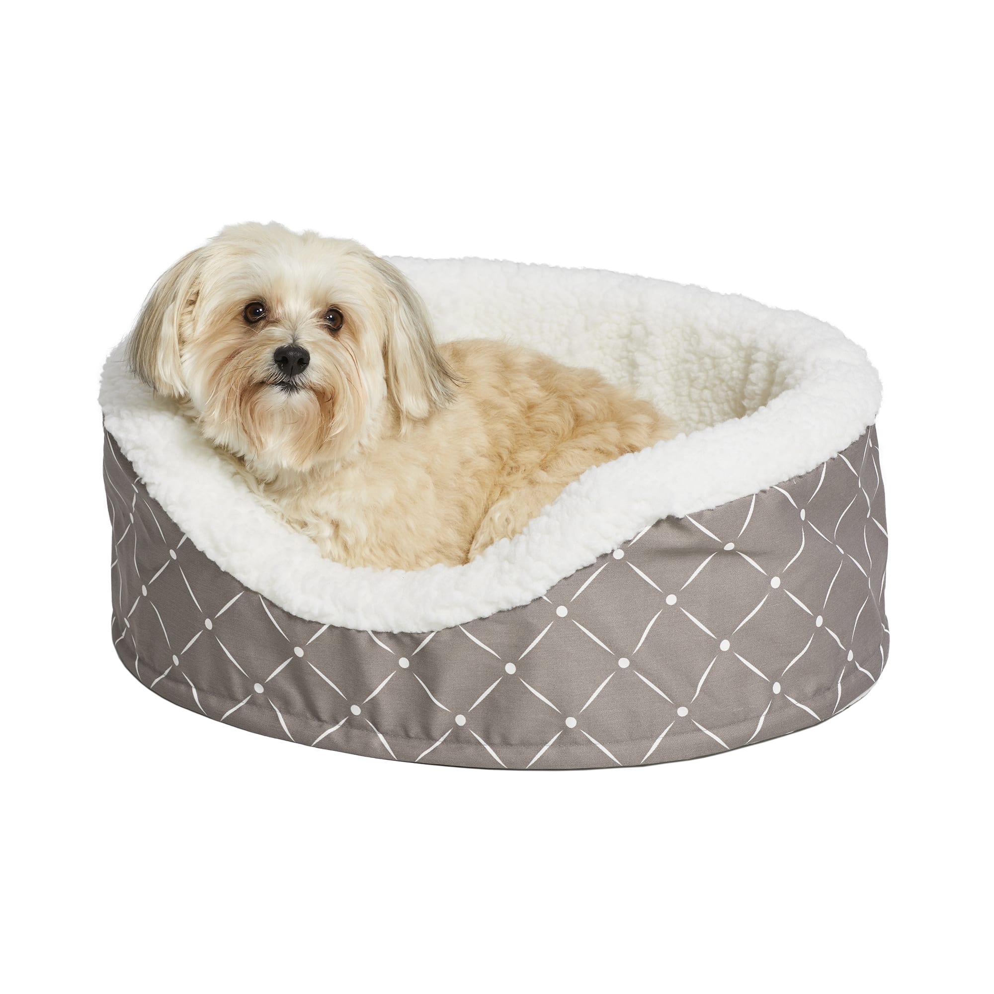 Midwest Quiet Time Couture Orthopedic Cradle Dog Bed, 18" L X 22.25" W