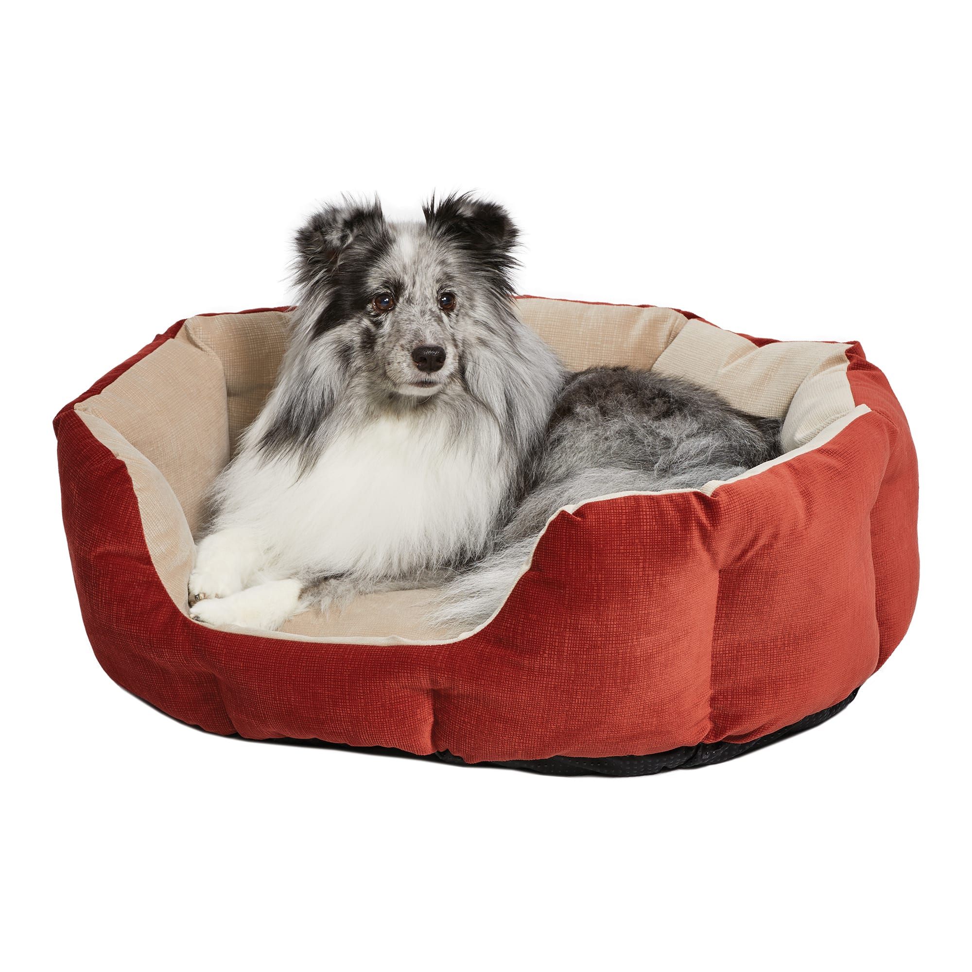 Midwest Quiet Time Deluxe Tulip Nesting Dog Bed, 22" L X 13" W X 10.55