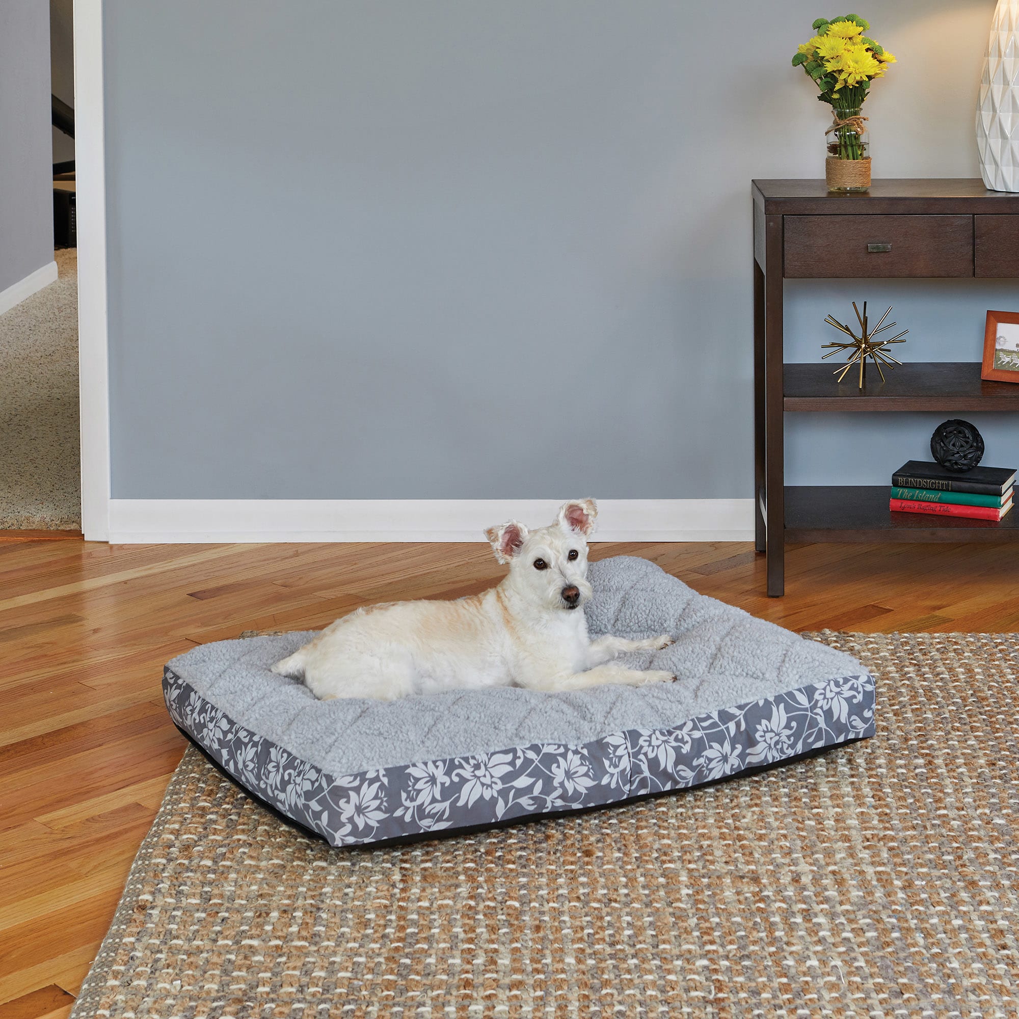 Midwest Quiet Time Couture Empress Mattress Dog Bed, 35.75" L X 26.75