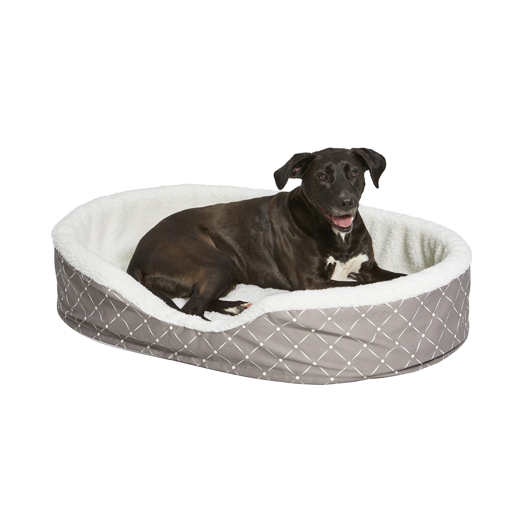 Midwest Quiet Time Couture Orthopedic Cradle Dog Bed, 28