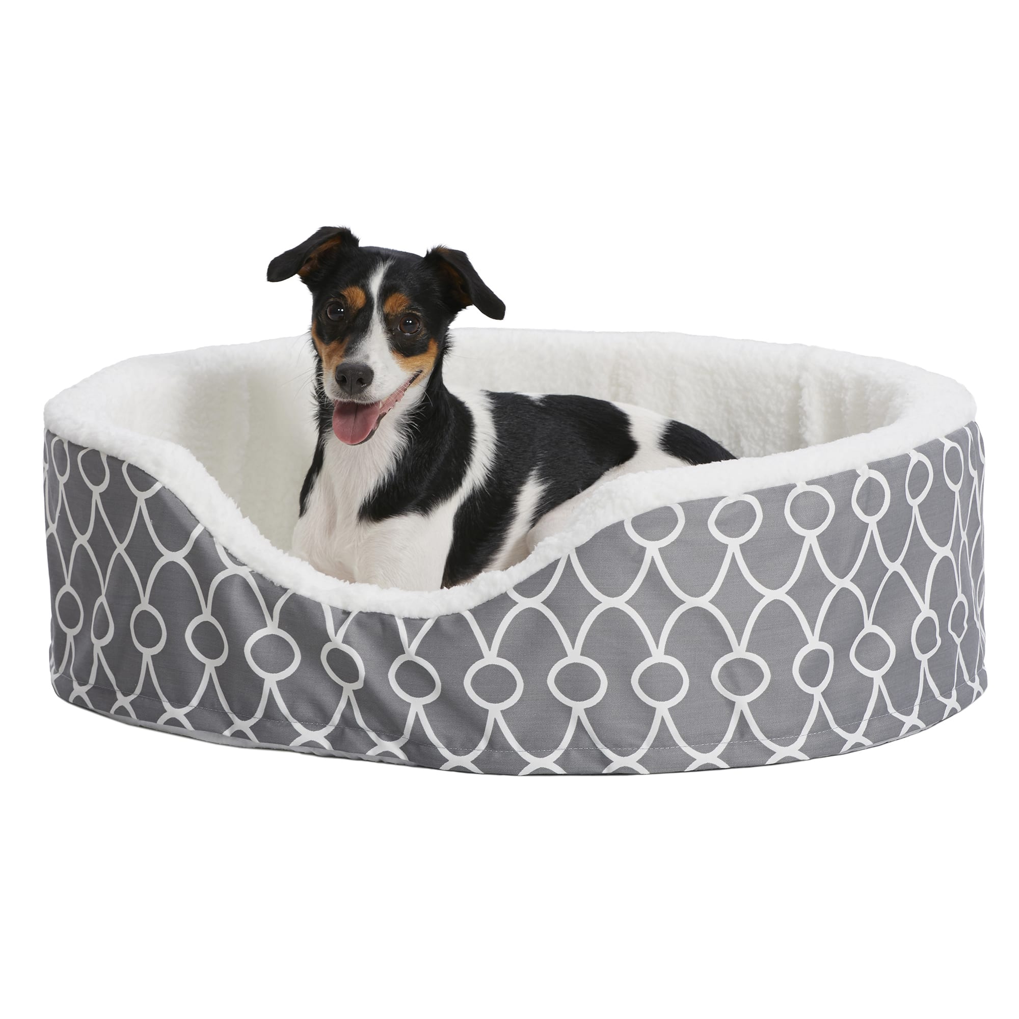 MidWest Orthopedic Nesting Dog Bed with Teflon, Medium, Gray