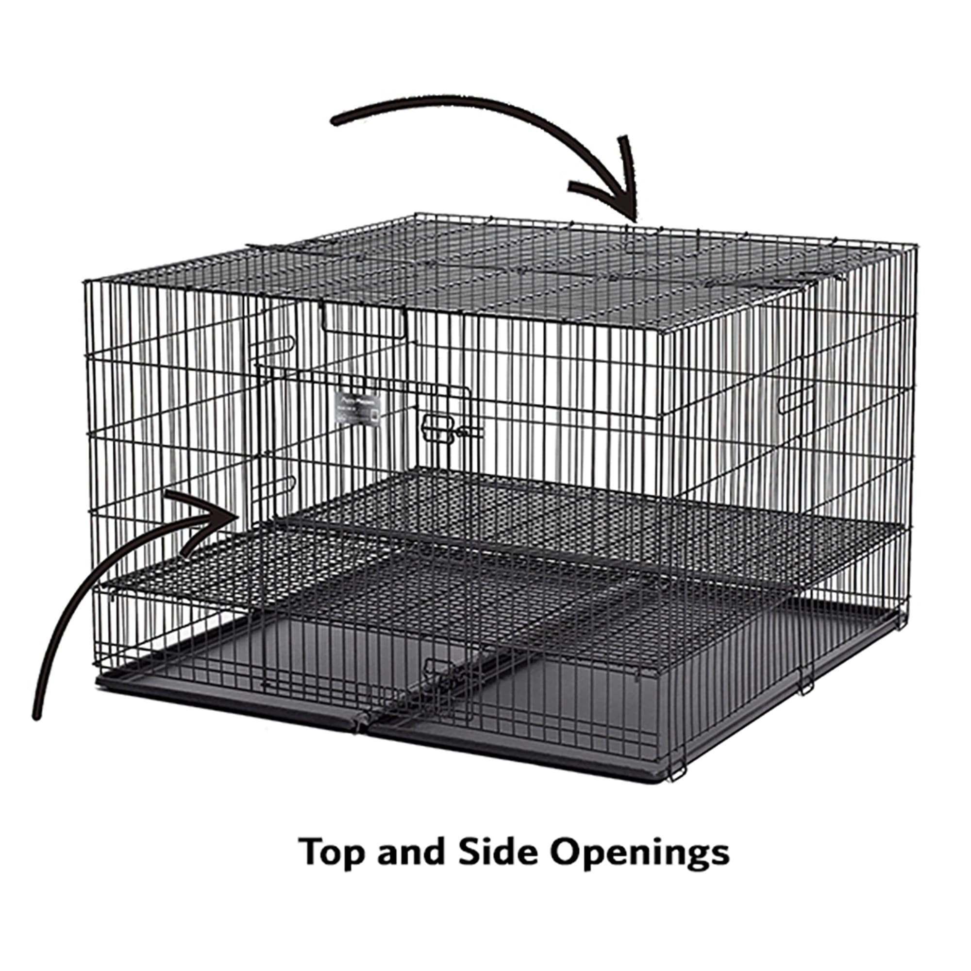 large dog playpen with floor