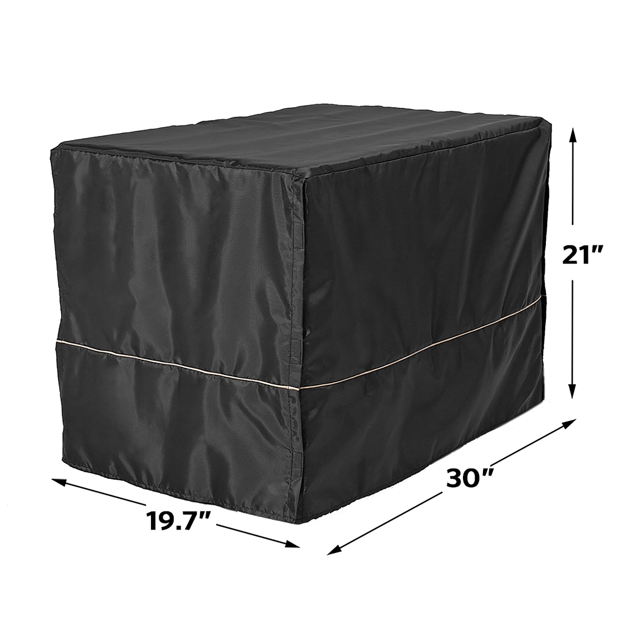 Midwest Quiet Time Black Crate Cover for Dogs 48 L Petco