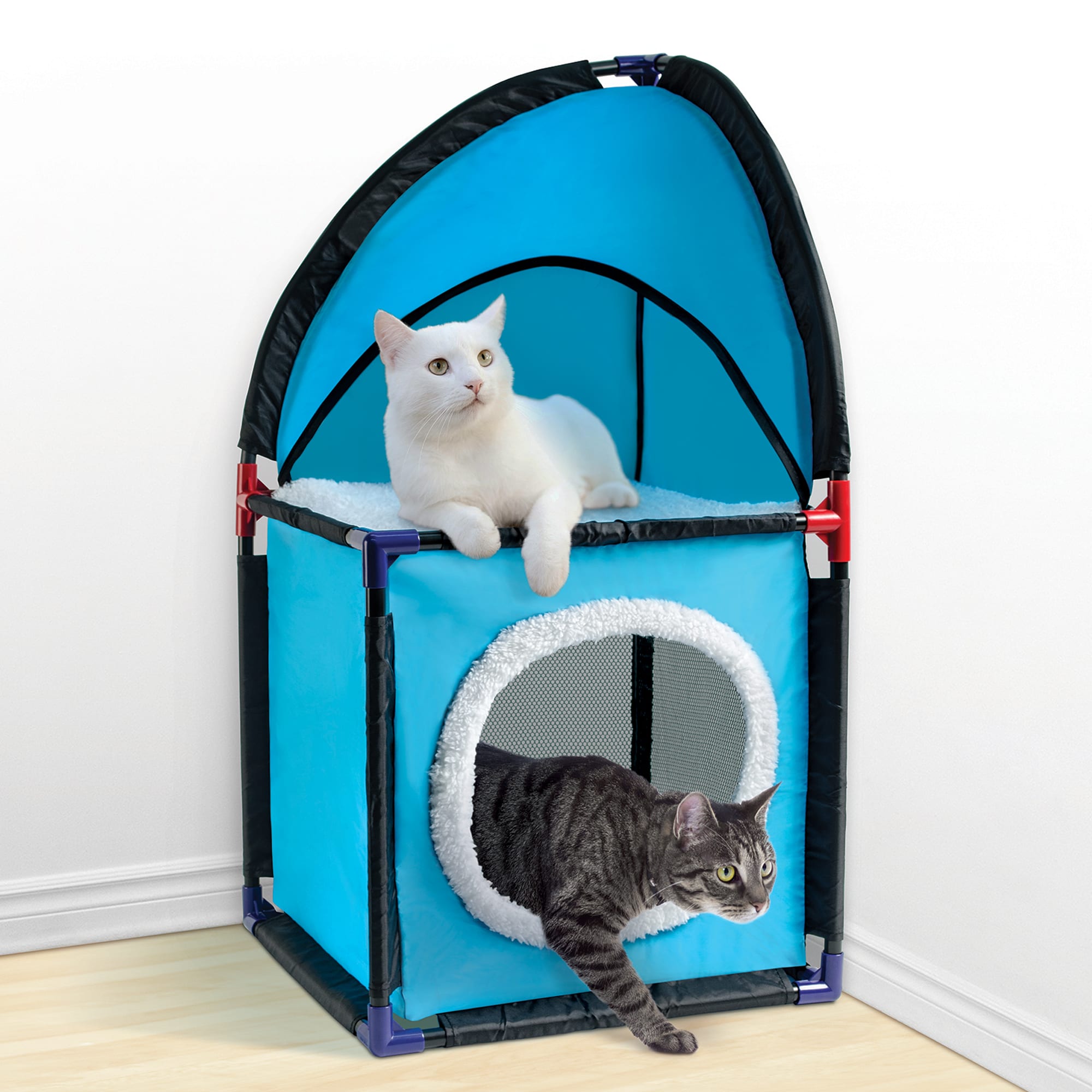 Pet Parade 2 Tier Cat Corner Tower 14 L X 14 W X 27 H Petco