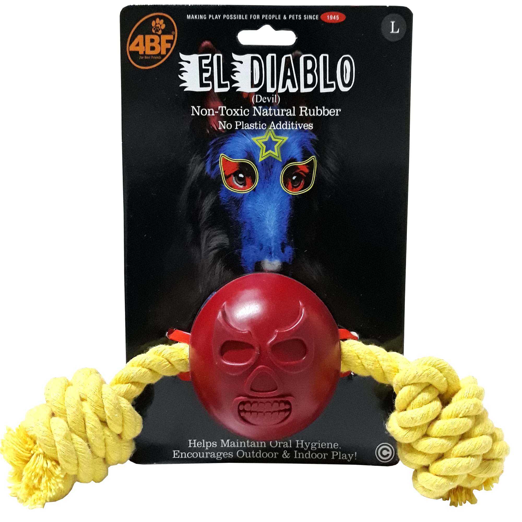 large rope ball dog toy