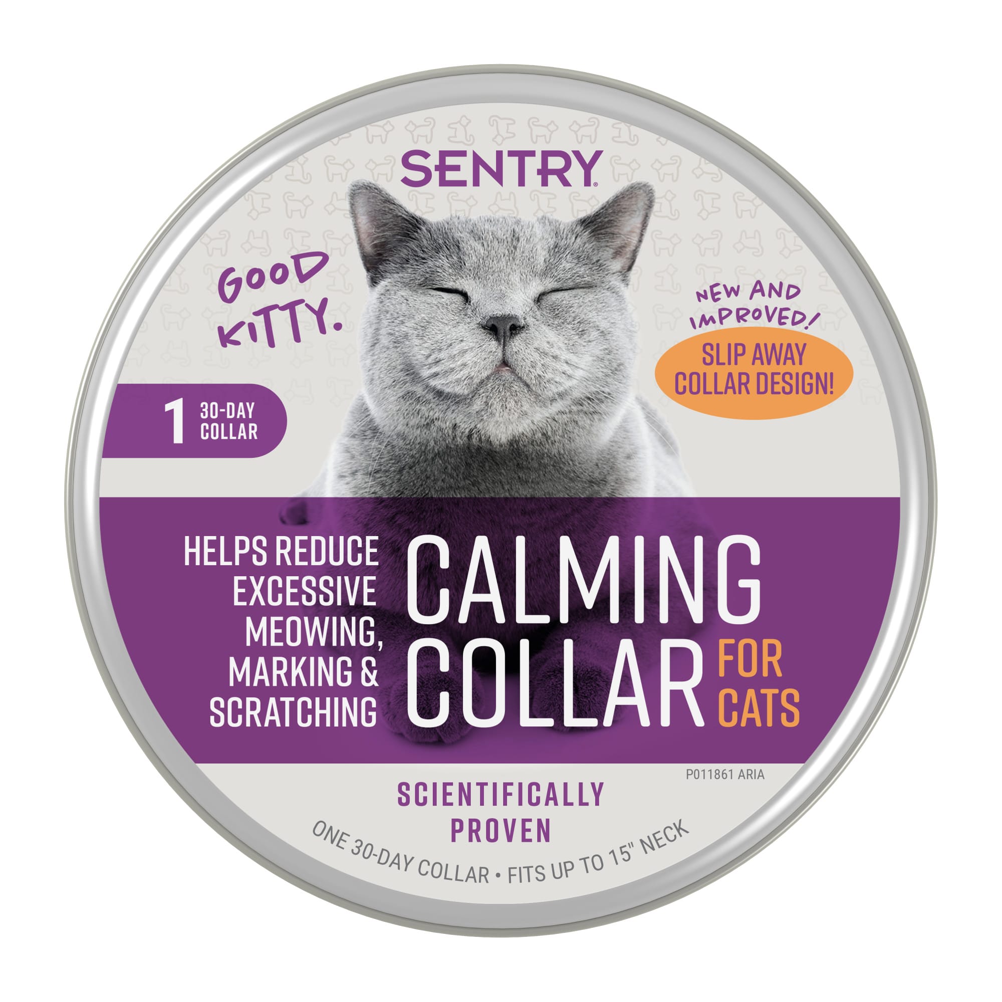 Sentry Good Kitty Calming Collar for Cats, One Size Fits All image