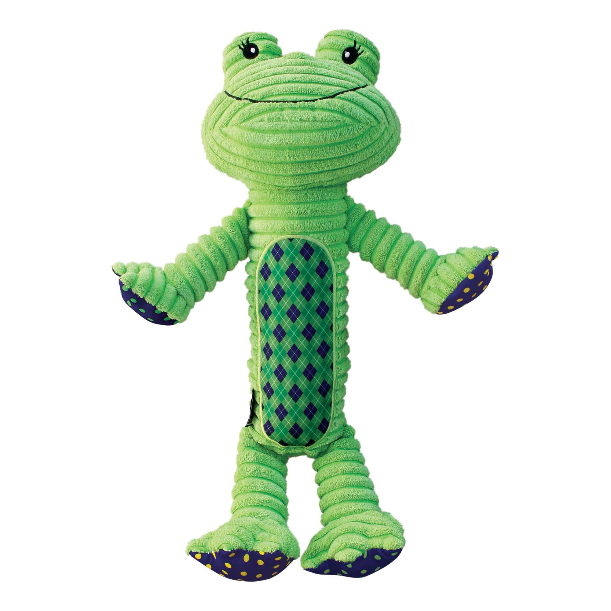 Squeaky frog best sale dog toy