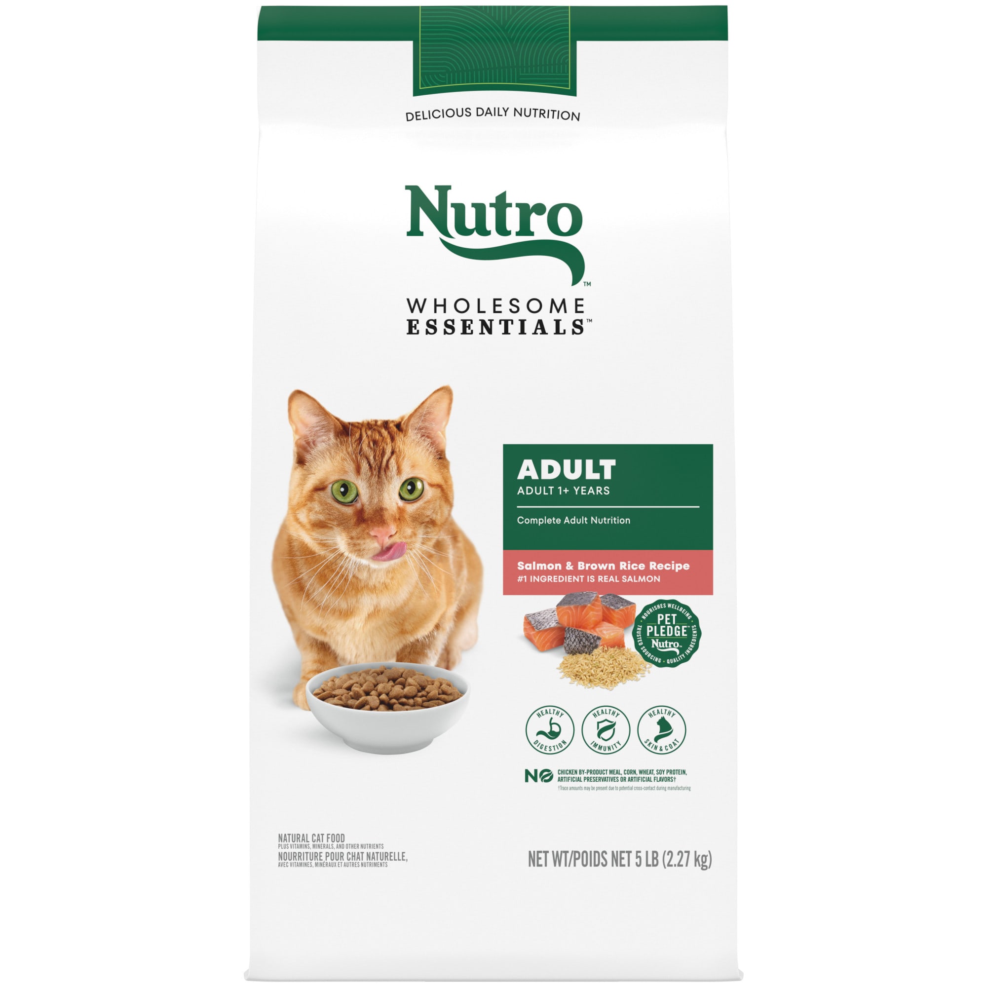 Nutro Wholesome Essentials Adult Cat Salmon Brown Rice Recipe