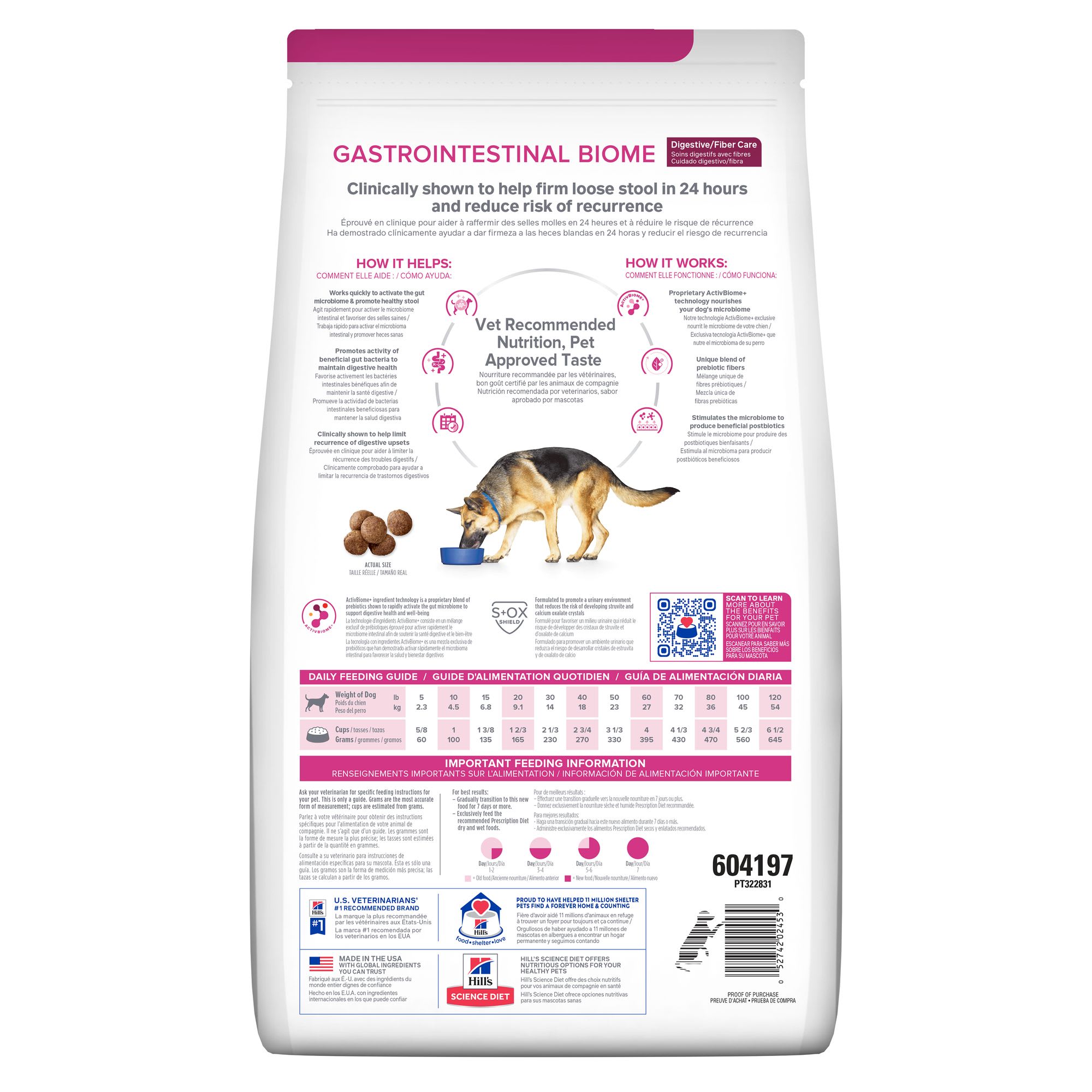 Hill's Prescription Diet Gastrointestinal Biome Alimento Umido per Cani