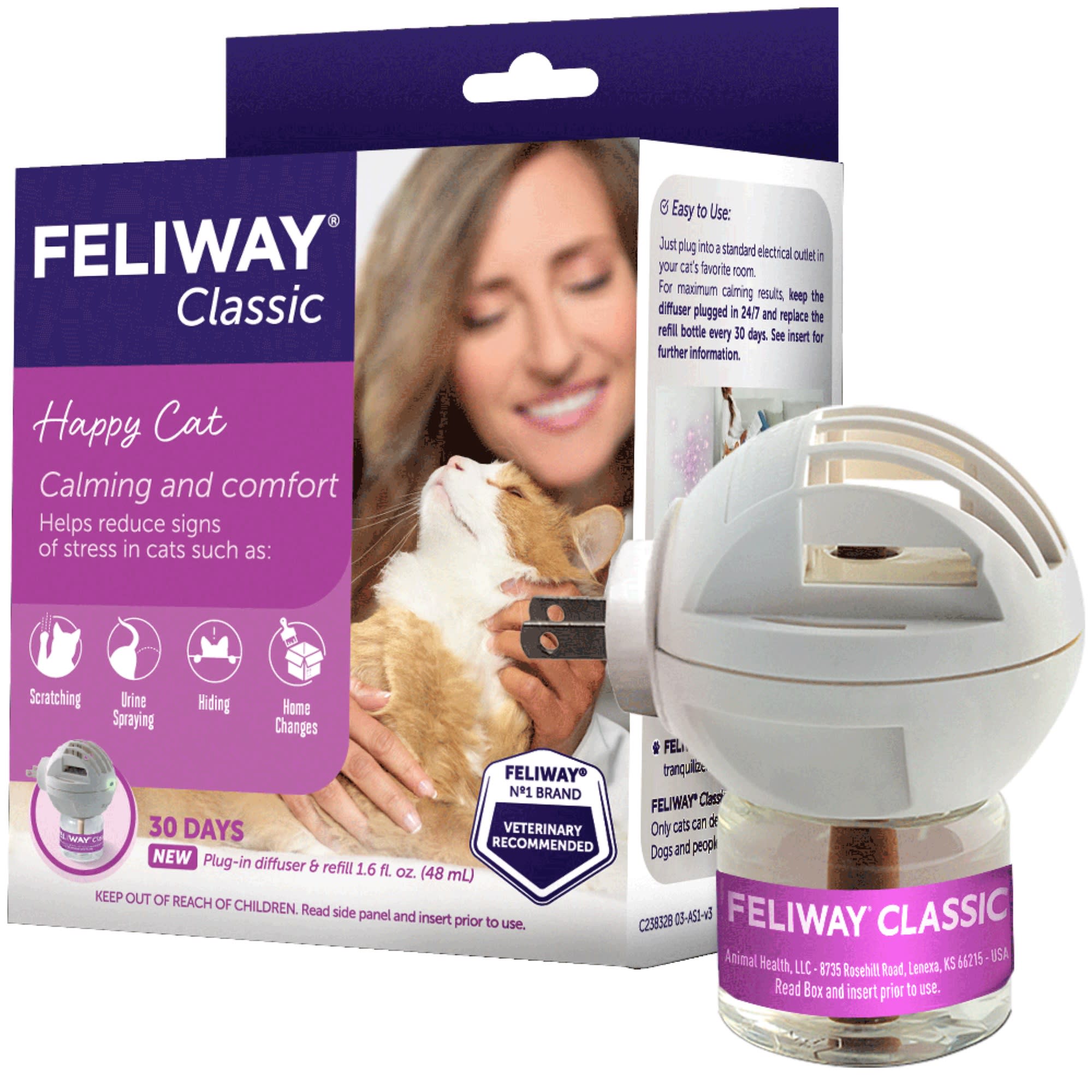 Feliway diffuser for store dogs