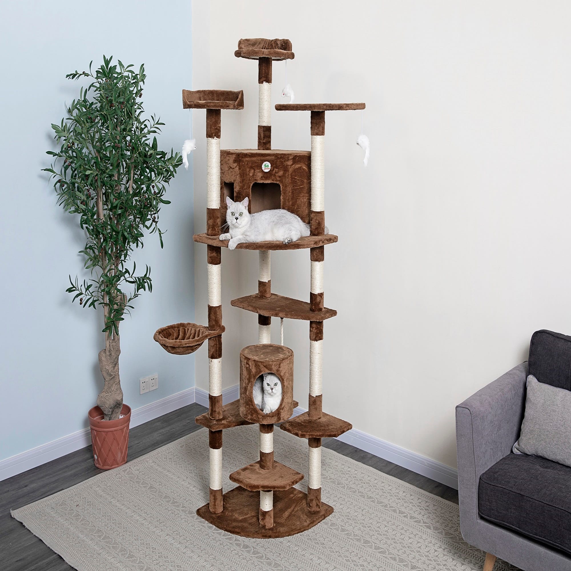 Go pet club outlet 80 cat tree