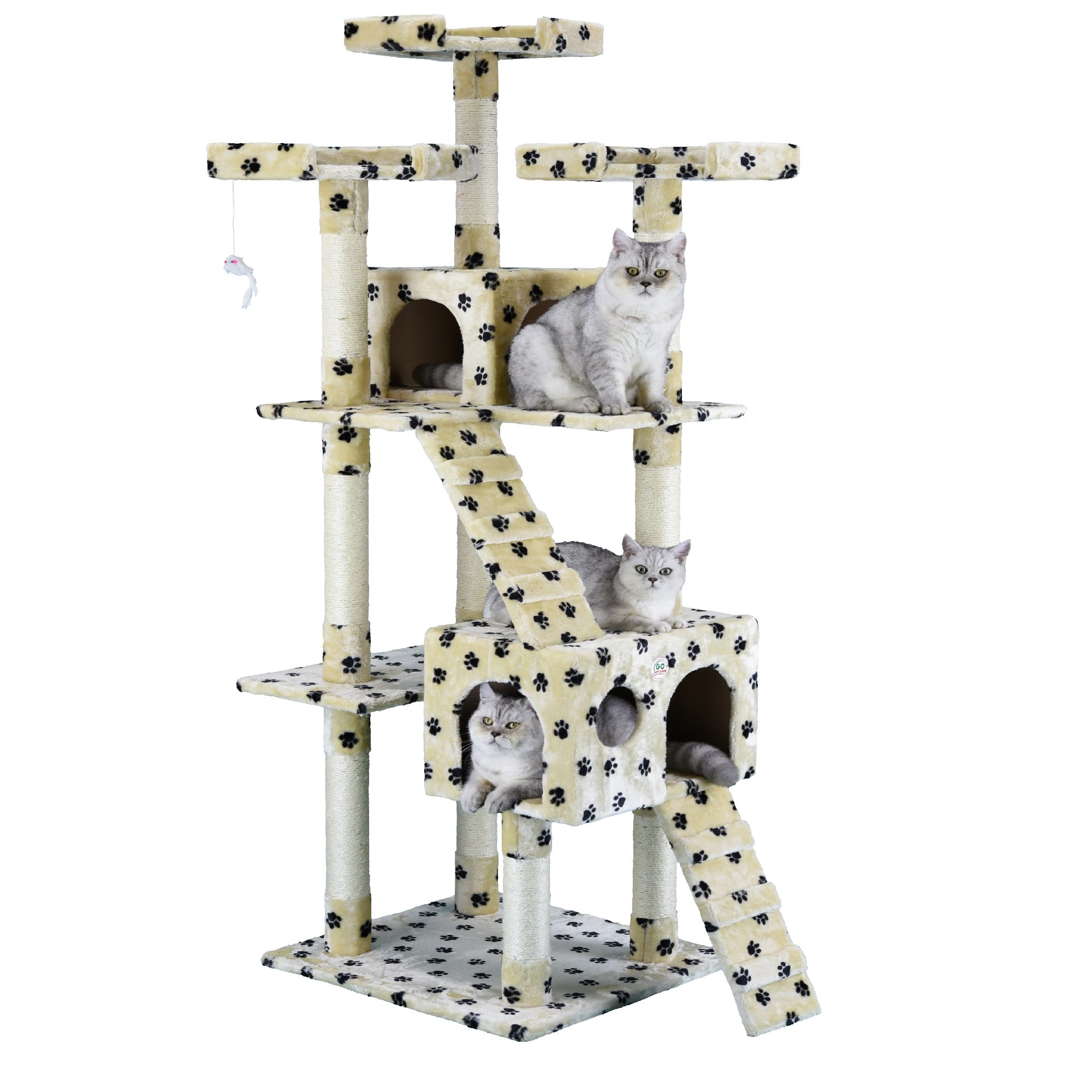 Animal print shop cat tree