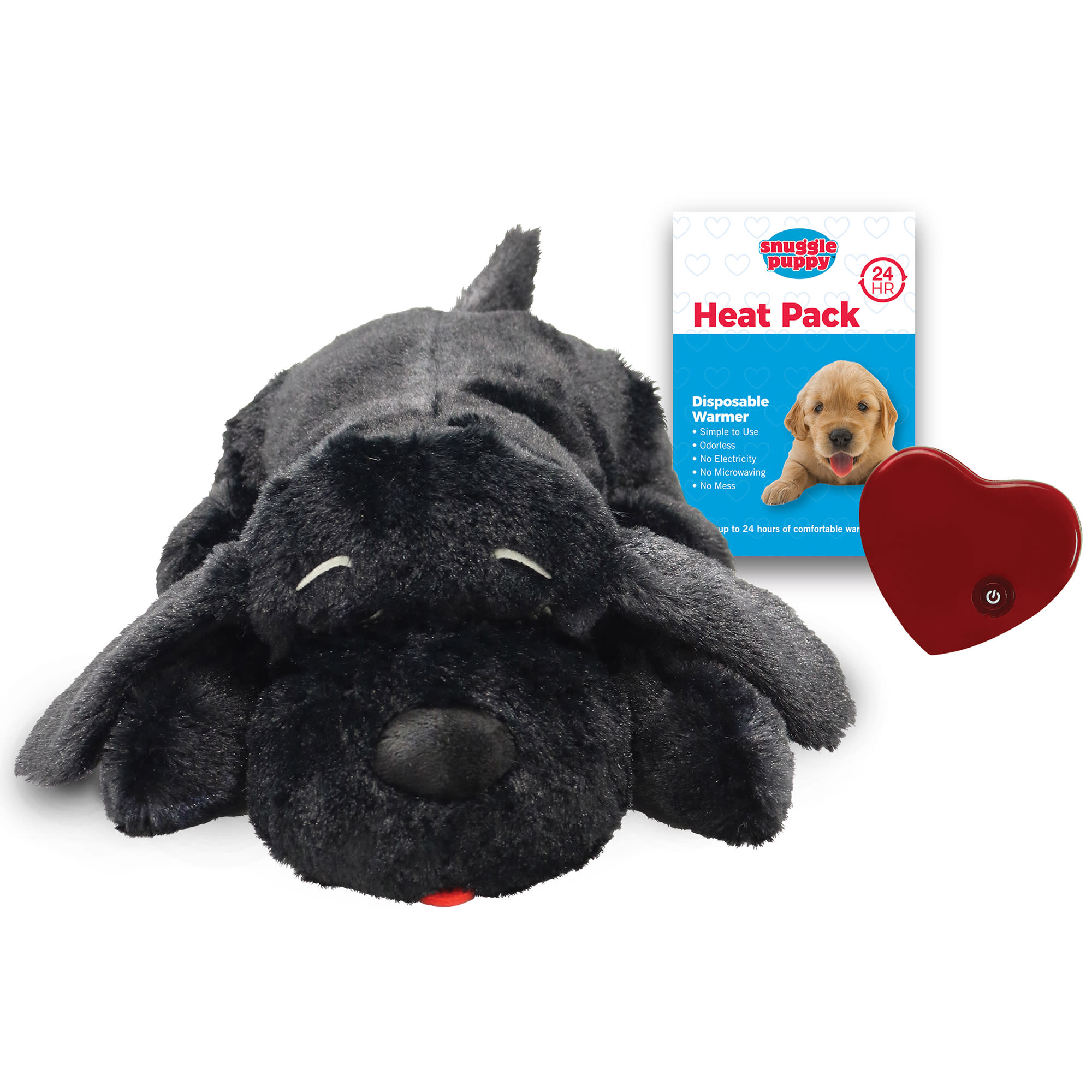 stuffed dog with heartbeat for puppies