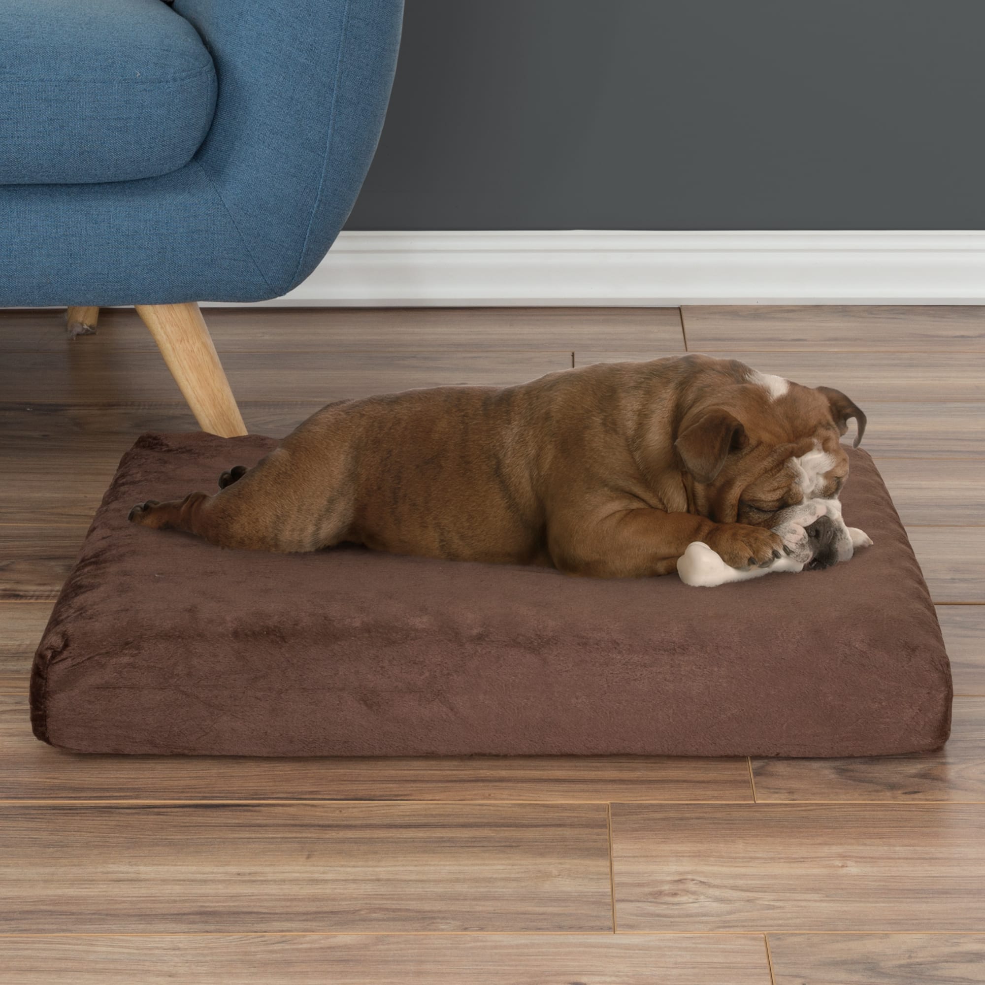 PETMAKER Orthopedic Brown Pet Bed Egg Crate and Memory Foam with