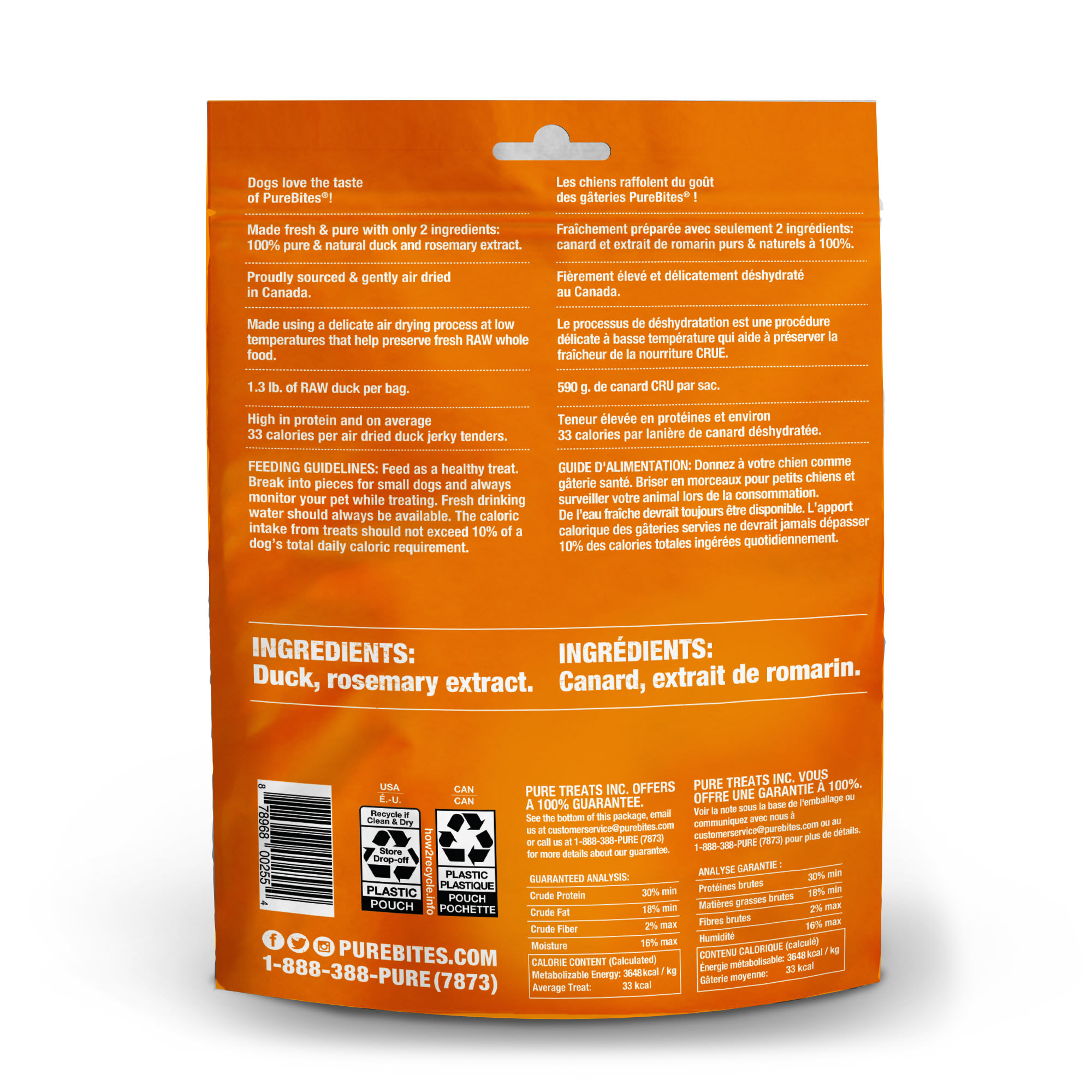 Purebites Duck Jerky Medium Size Dog Treats 5 5 Oz Petco