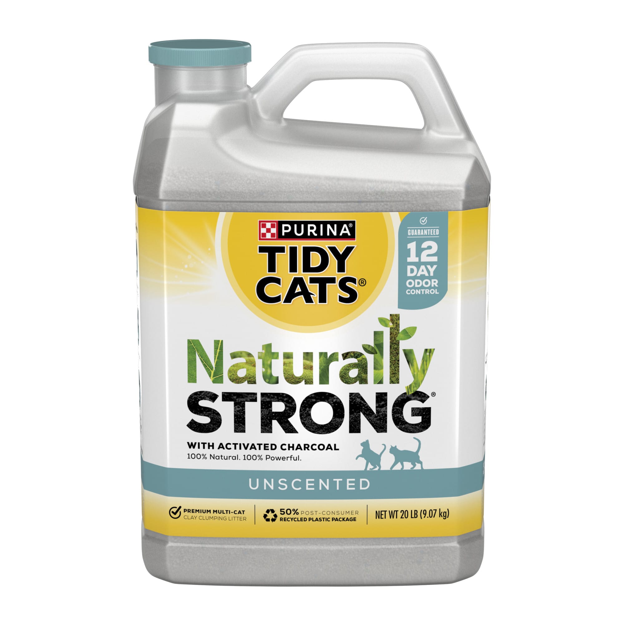 Purina Tidy Cats Unscented Naturally Strong Clumping MultiCat Litter