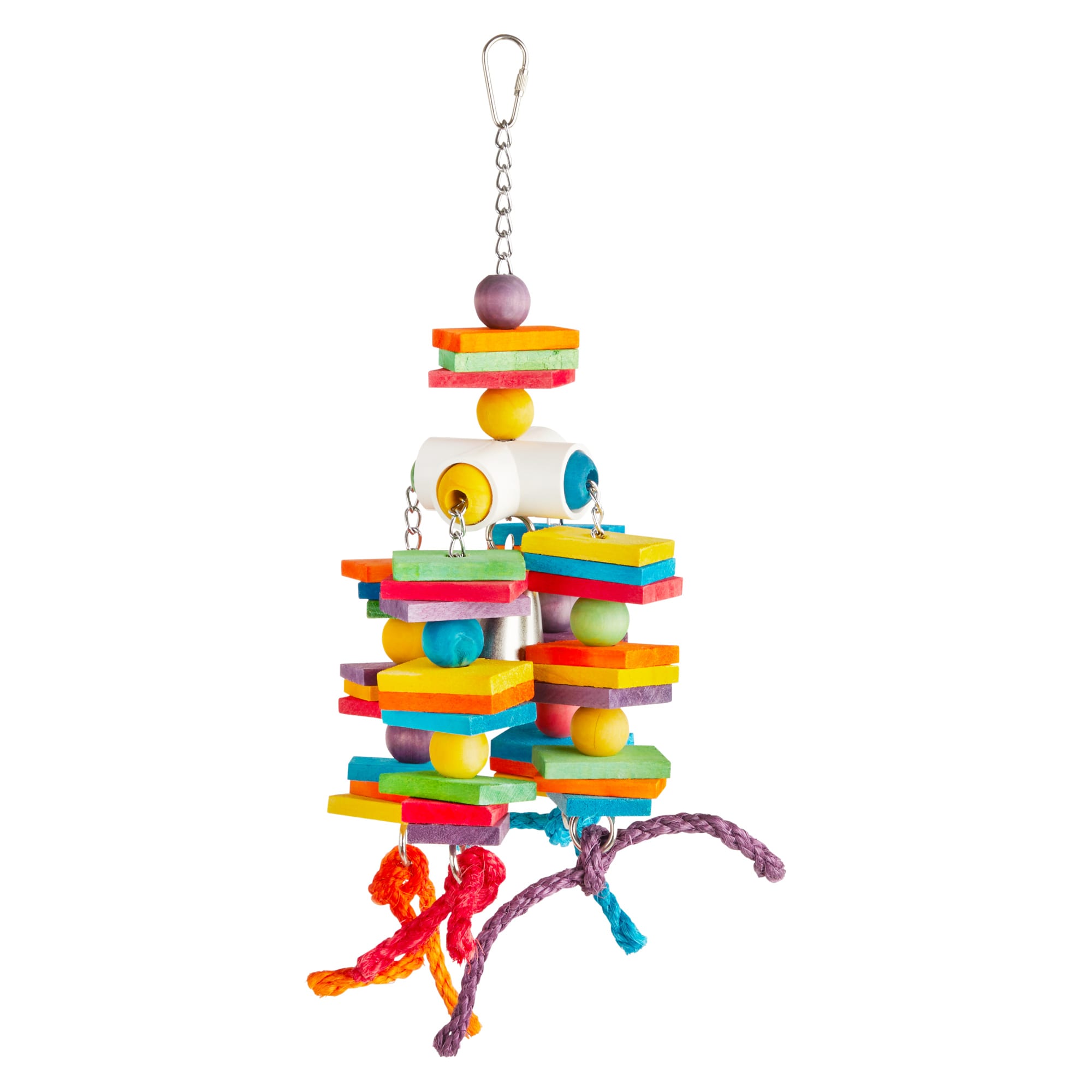 You & Me Colorful Chandelier Foraging Bird Toy, Large | Petco