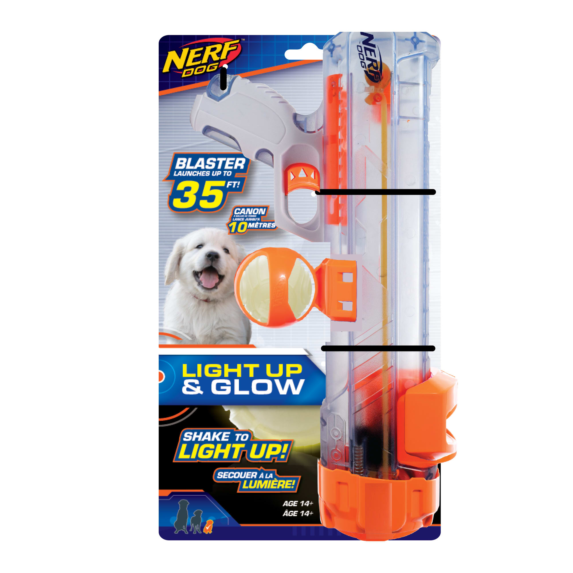 nerf pet tennis ball blaster