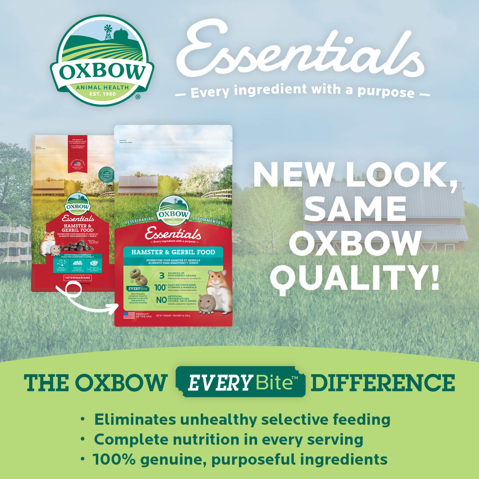 Is oxbow outlet hamster food good