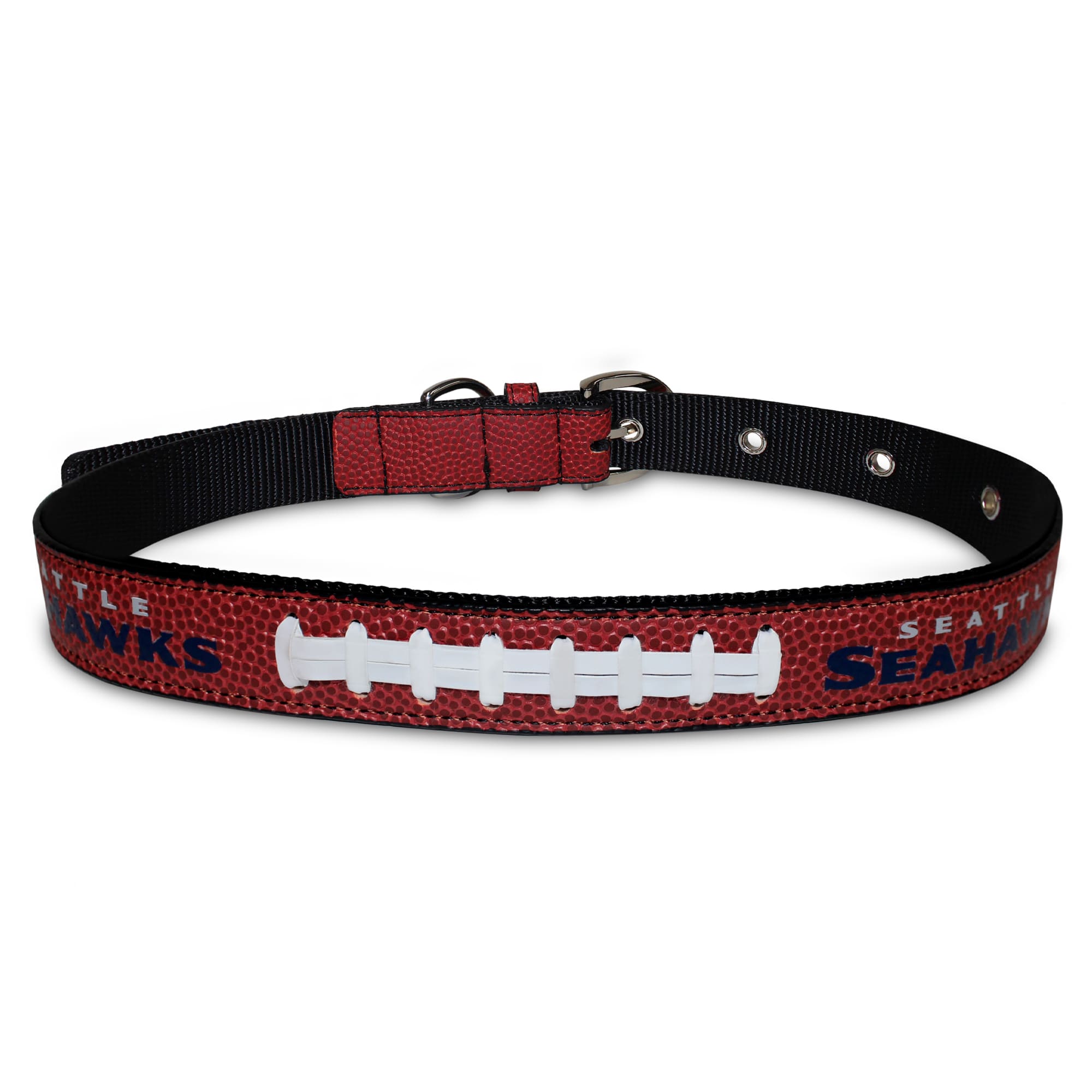 pink seahawks dog collar