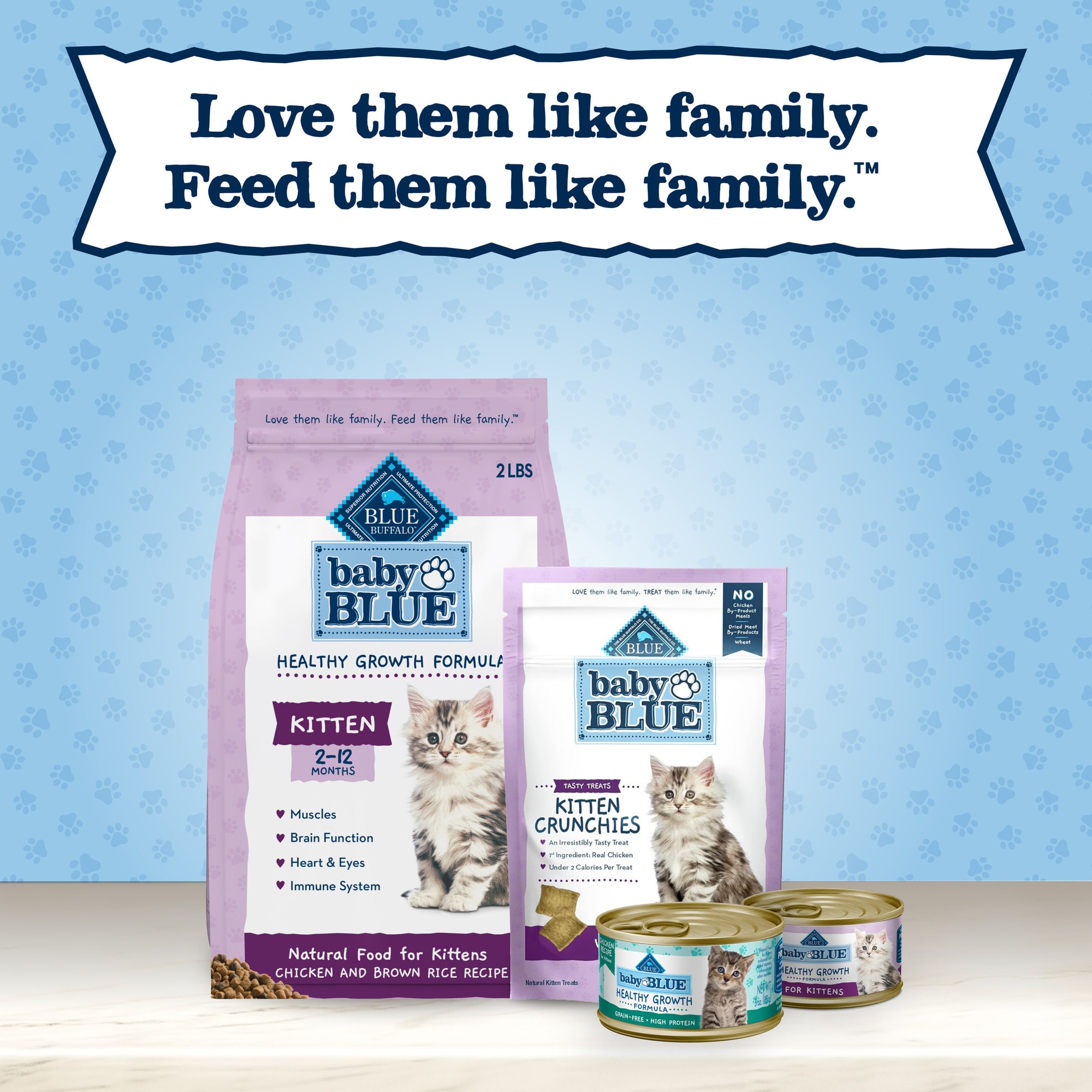 Blue Buffalo Baby BLUE Crunchies Savory Chicken Kitten Treats,