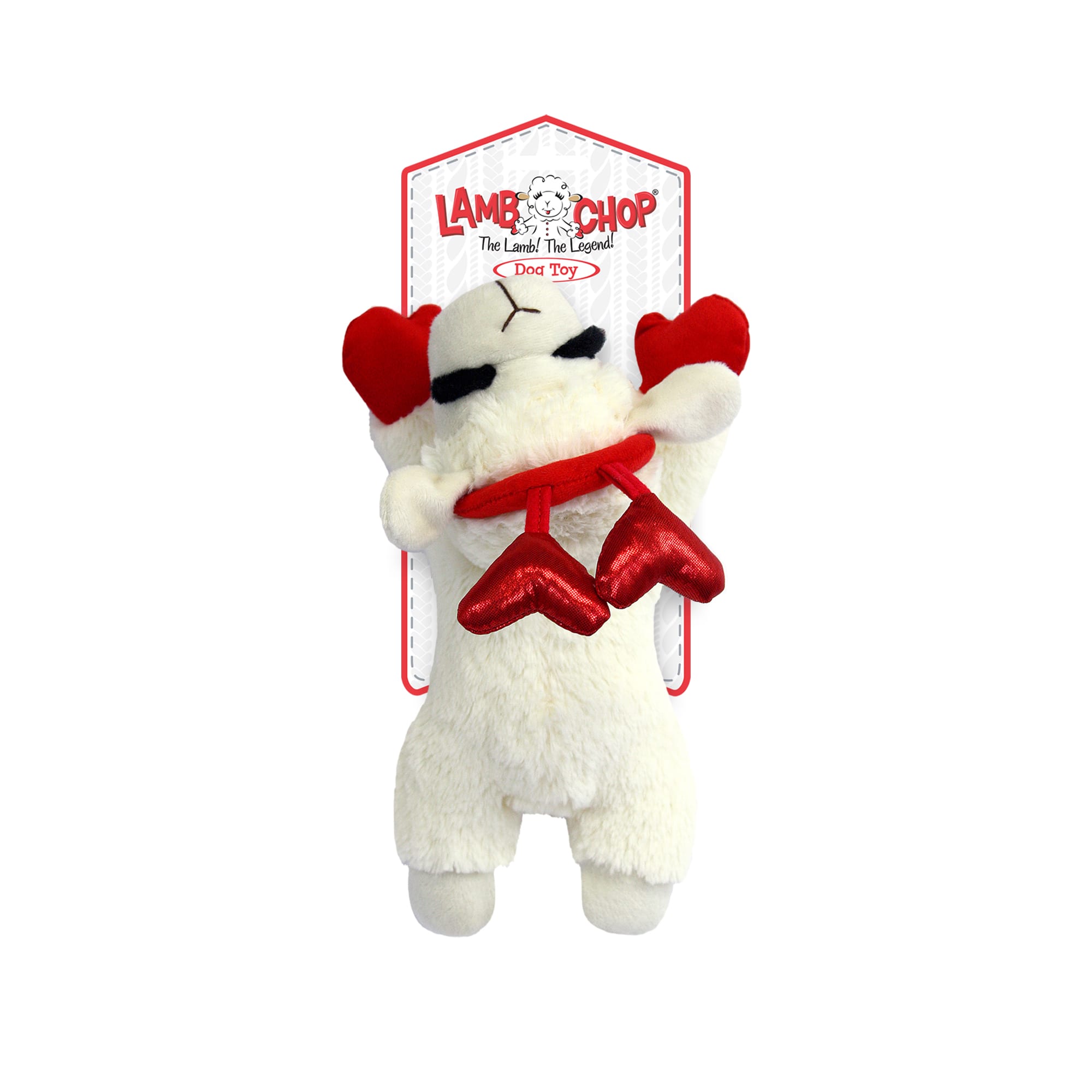 big lamb chop dog toy