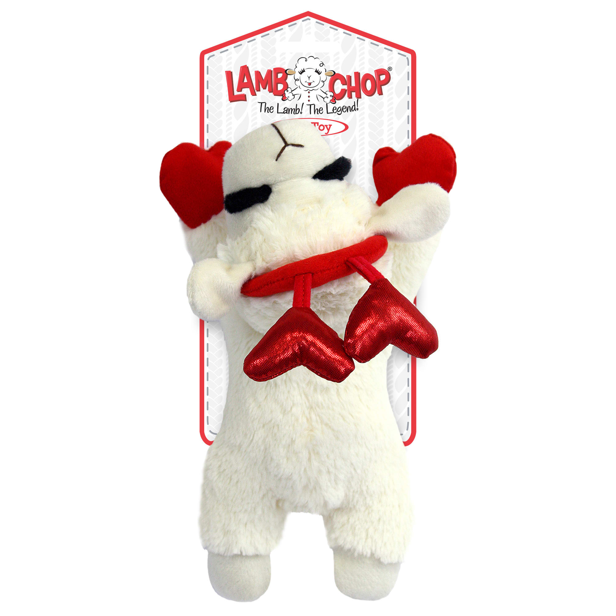 Multipet Lamb Chop Dog Toy 10/" Extremely Soft Plush Toy Lambchop is 10 tall