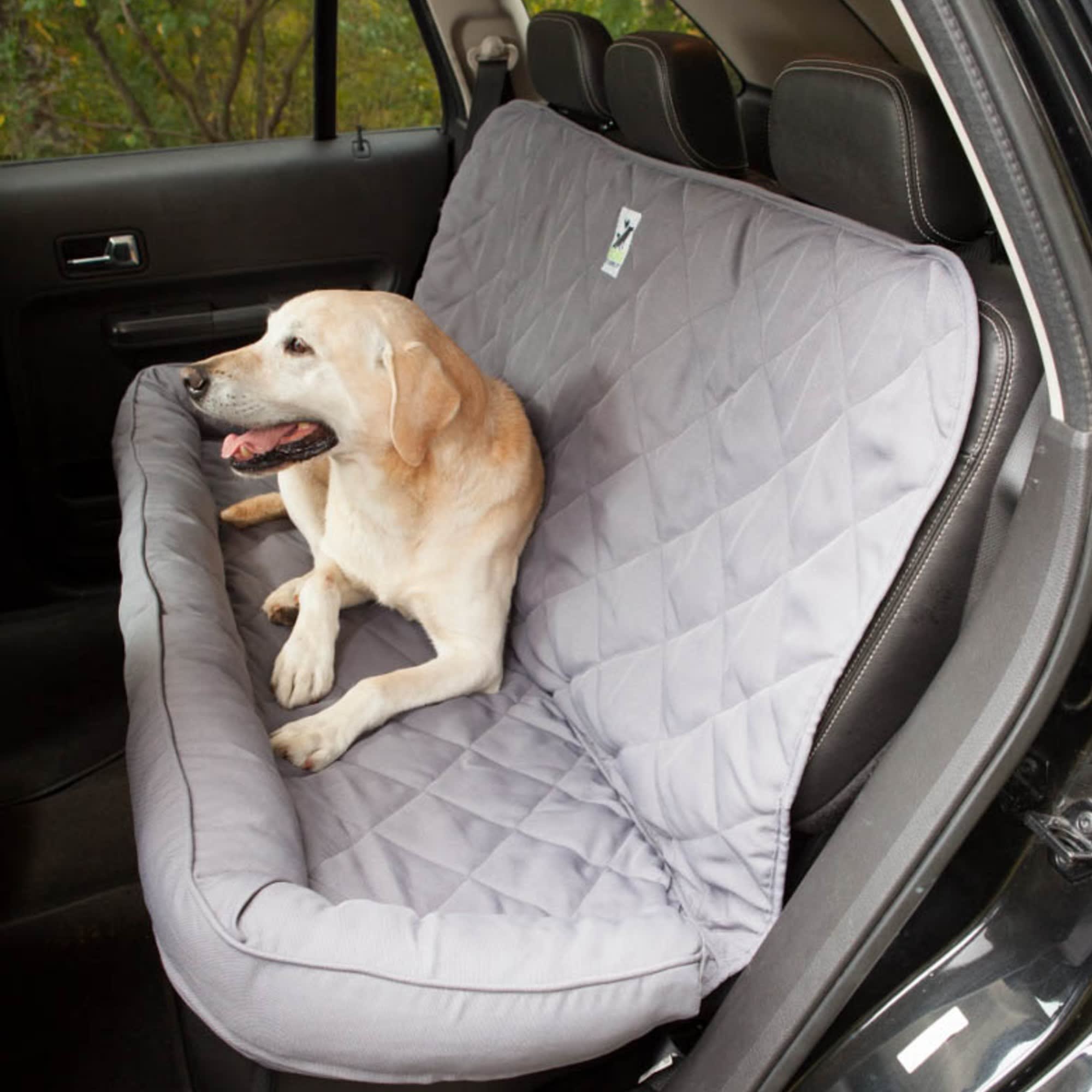 3 Dog No Slip Bolster Grey Seat Protector, 54 L X 26 W X 0.5 H