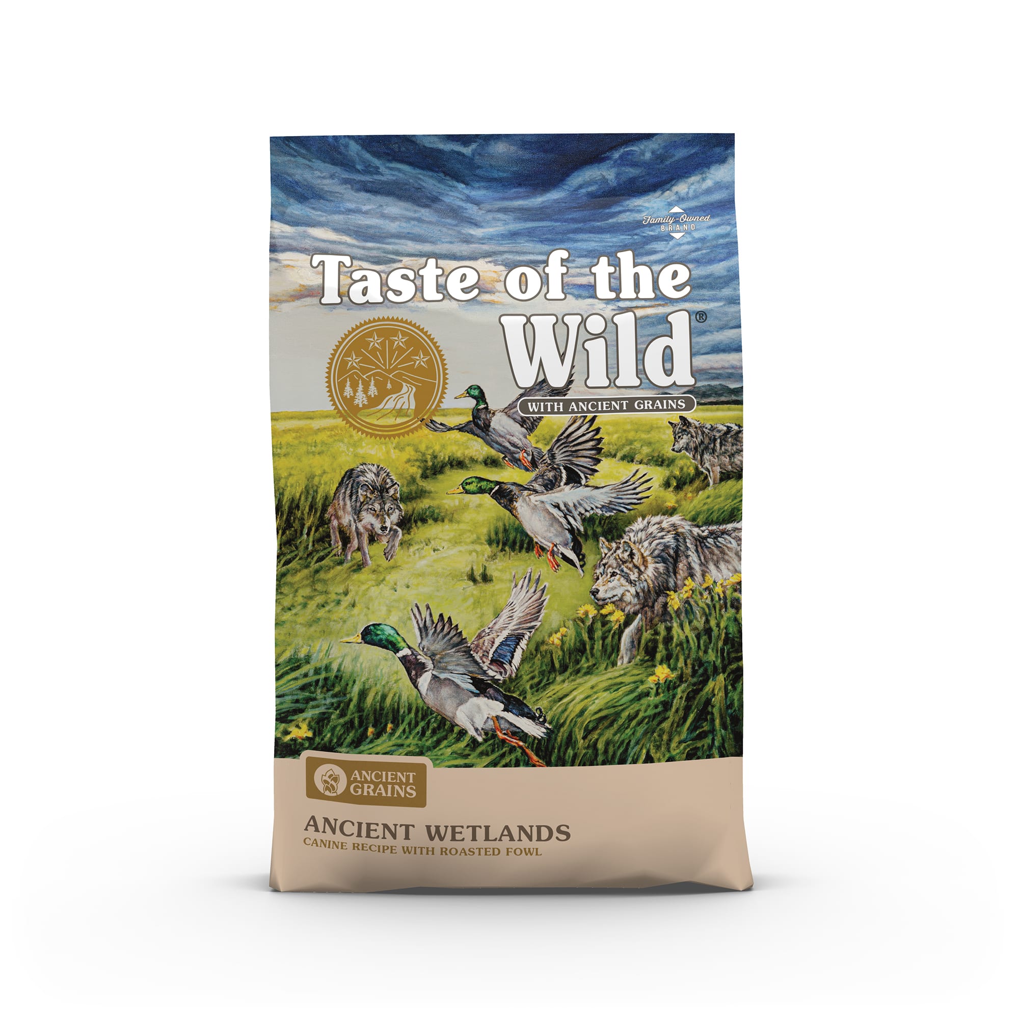 Taste of the Wild Ancient Wetlands with Roasted Fowl and Ancient Grains Dry Dog Food 28 lbs