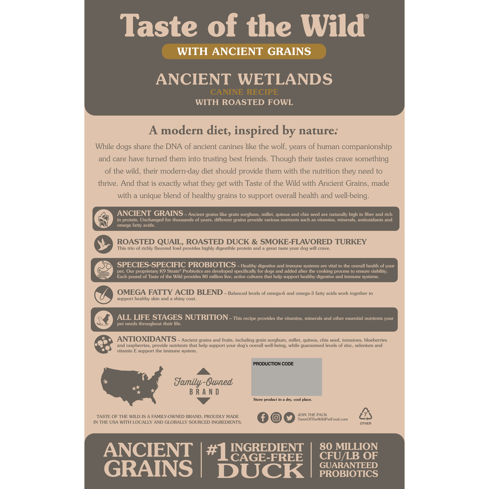 The wild dog outlet food wetlands