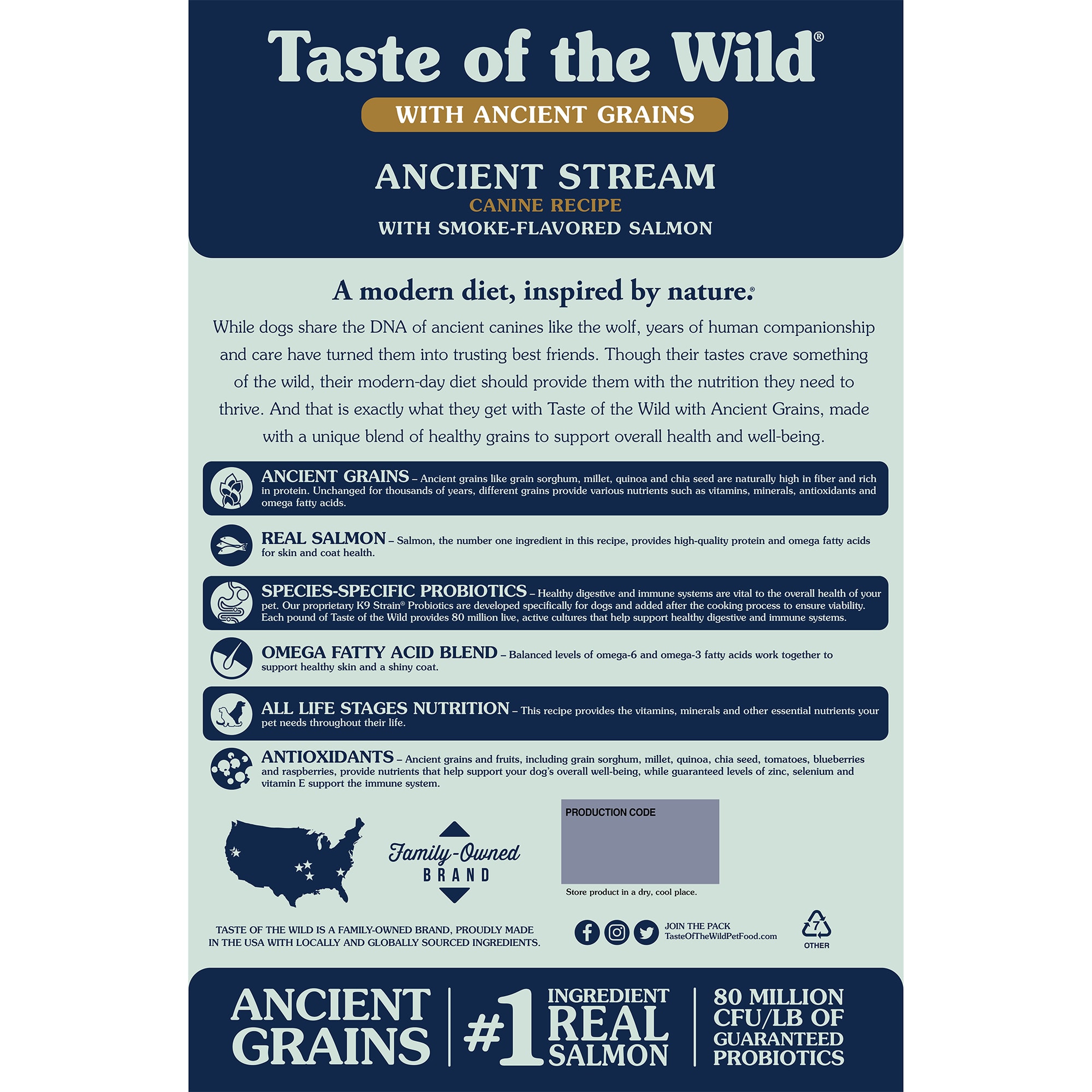 Taste of the Wild - Ancient Stream crocchette cane - su bitiba!