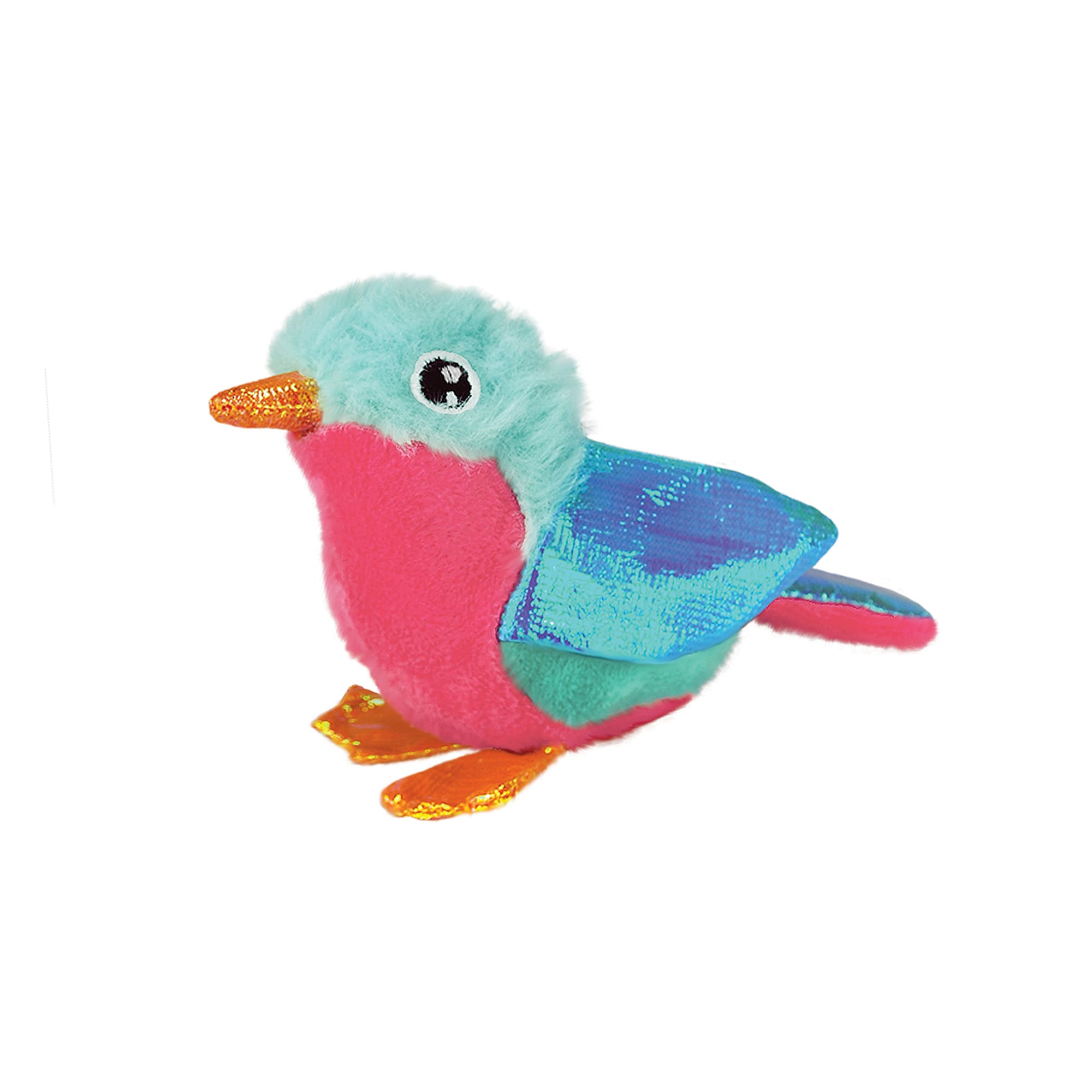 Tweeting bird cat store toy