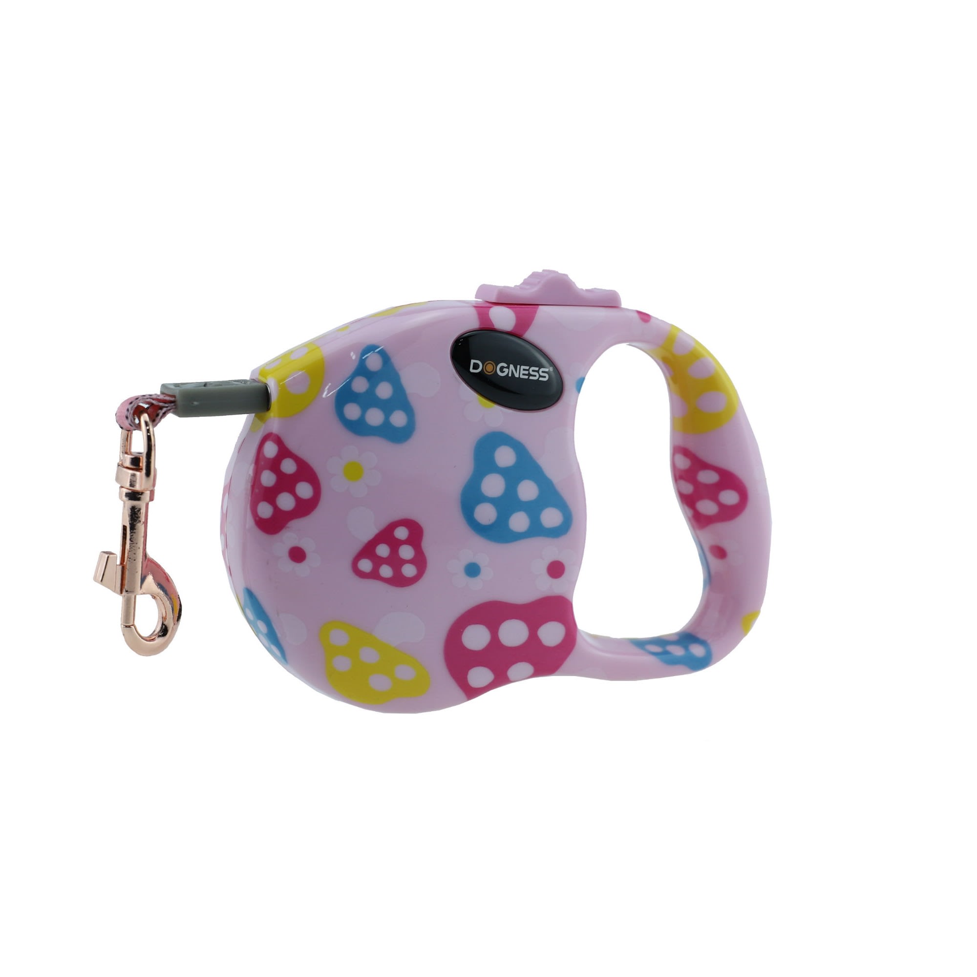 Dogness Fashion Retractable Strawberry Leash, 13' L Petco