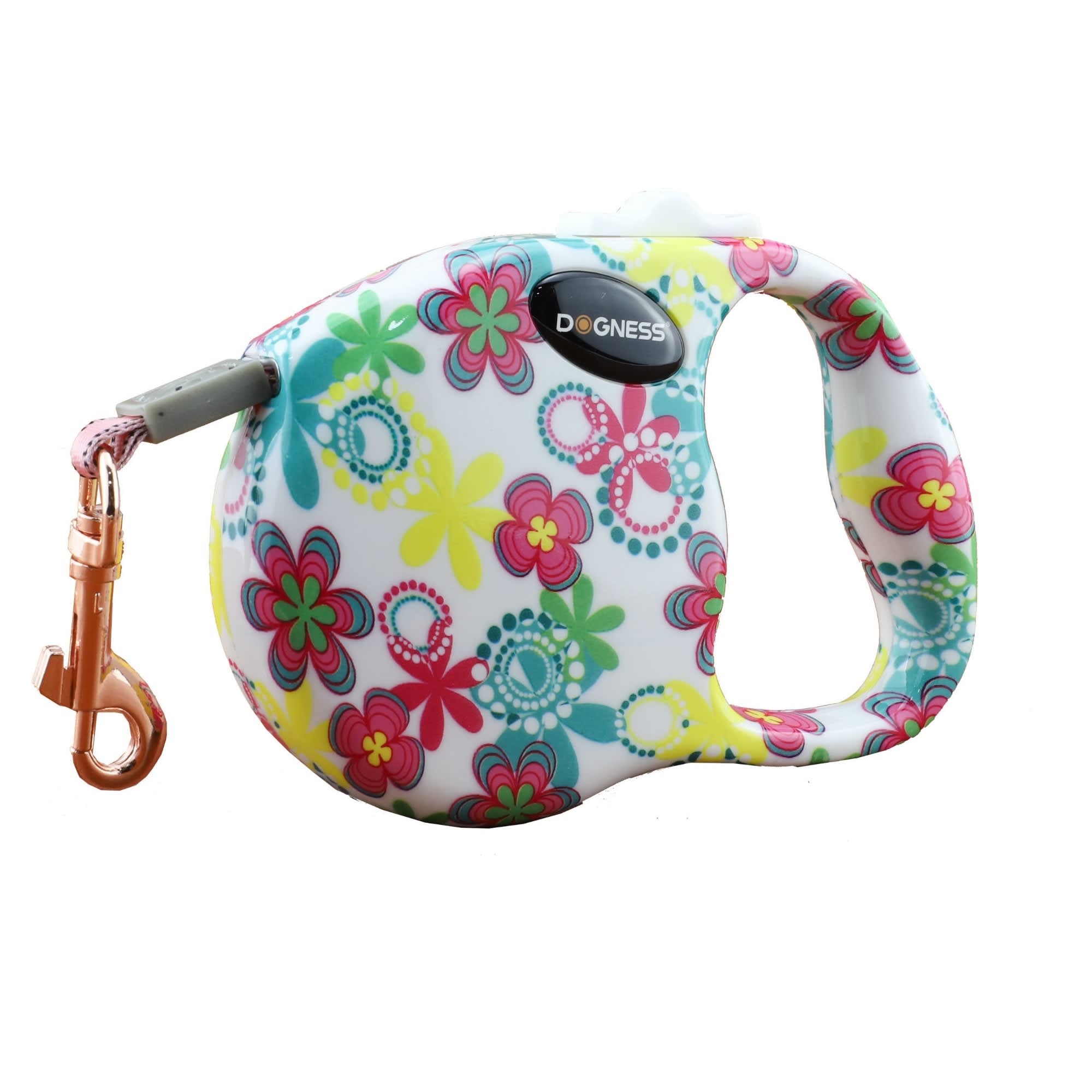 Dogness Fashion Retractable Flower Leash, 16' L Petco