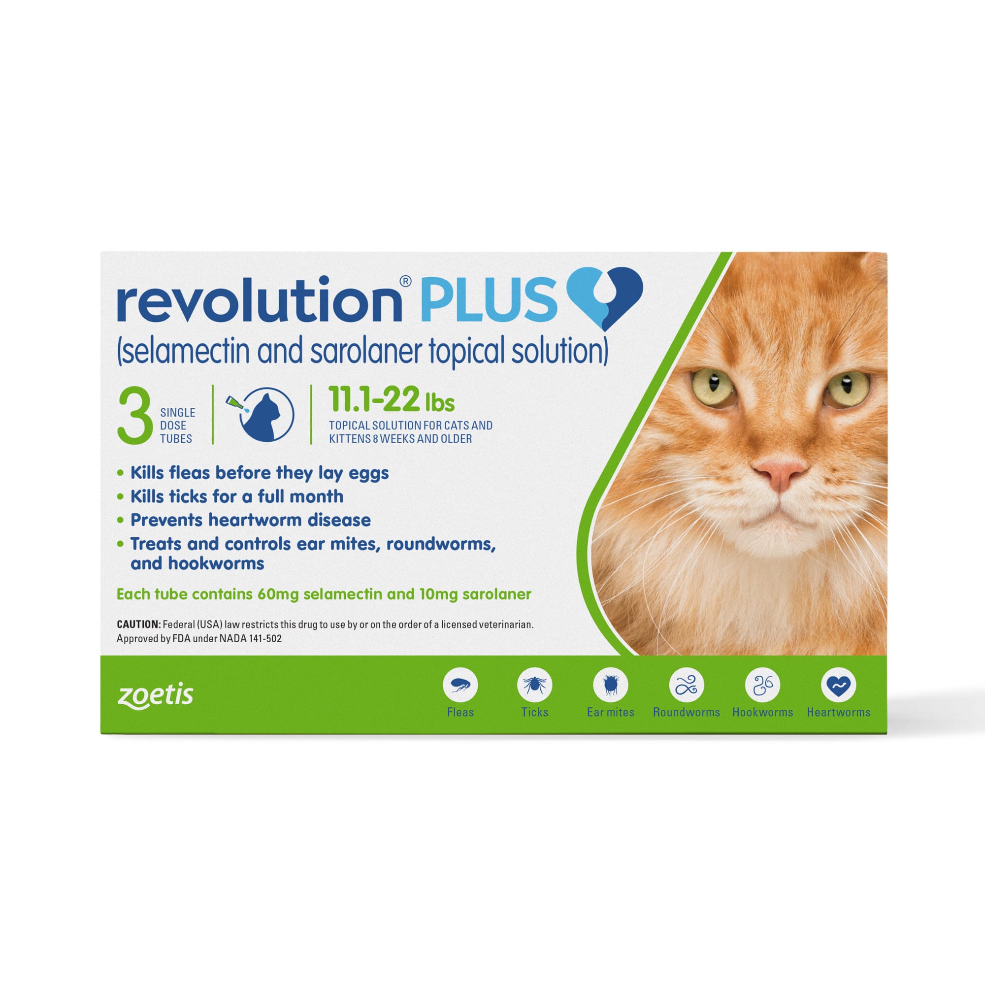 Revolution dewormer for store cats