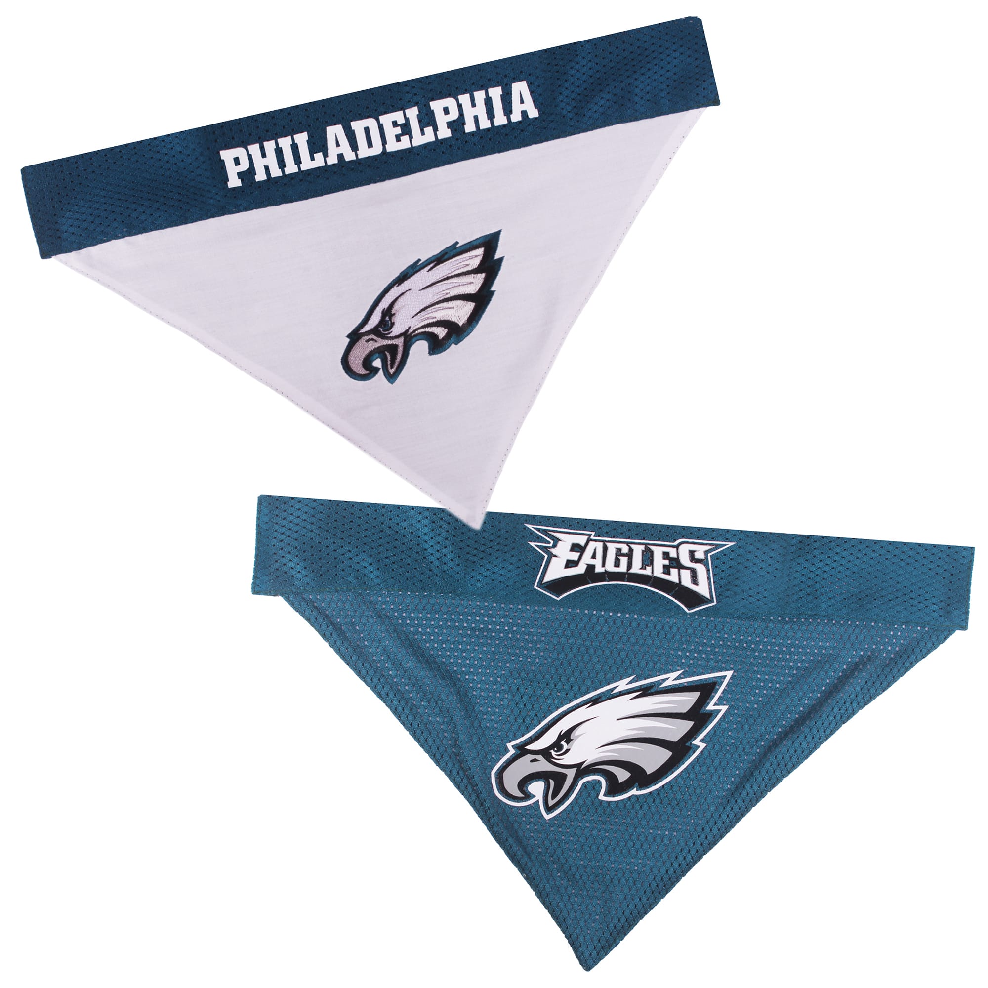 Bandana NFL Philadelphia Eagles TIE, pequeno/médio. Babador de