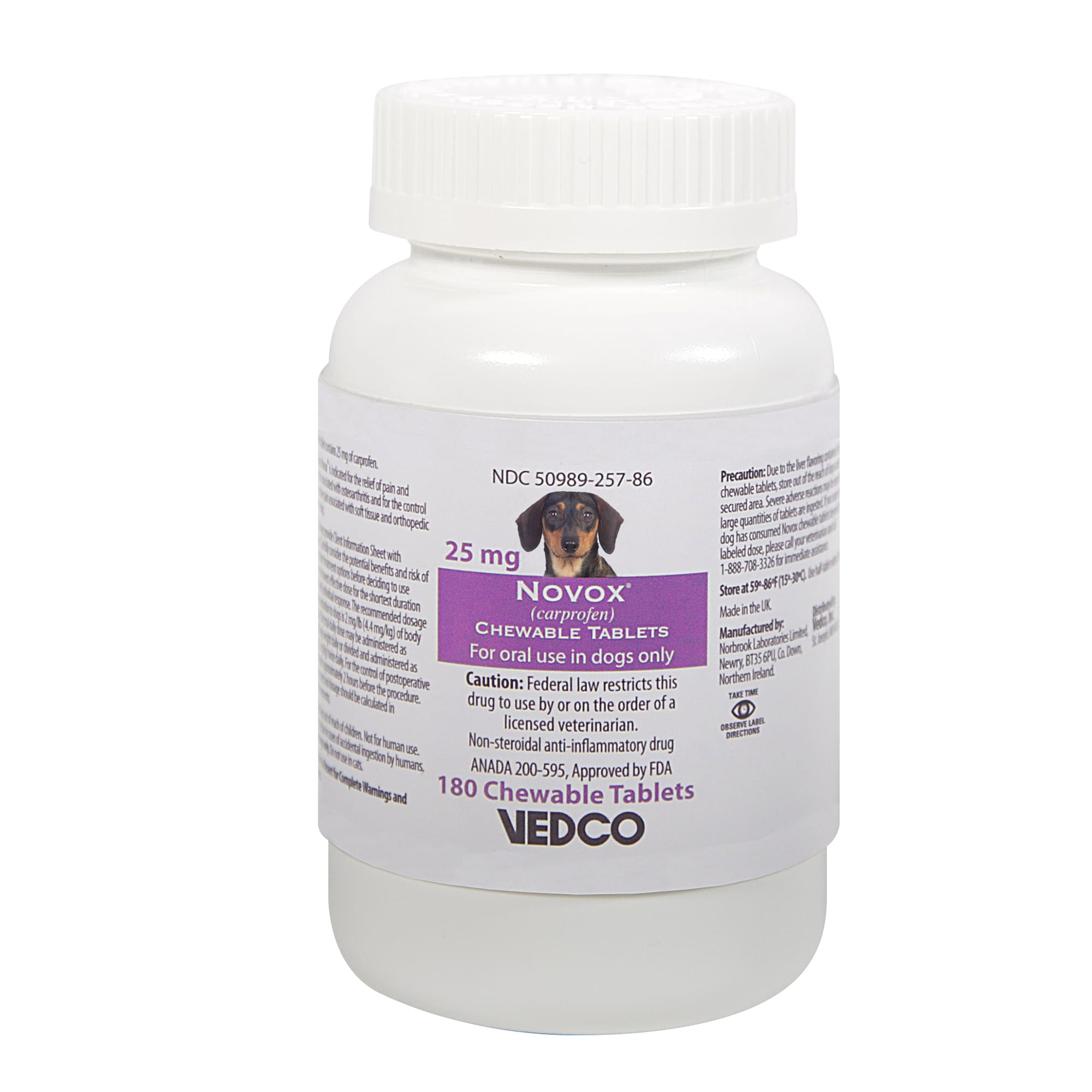 Rimadyl 25mg chewable for clearance dogs