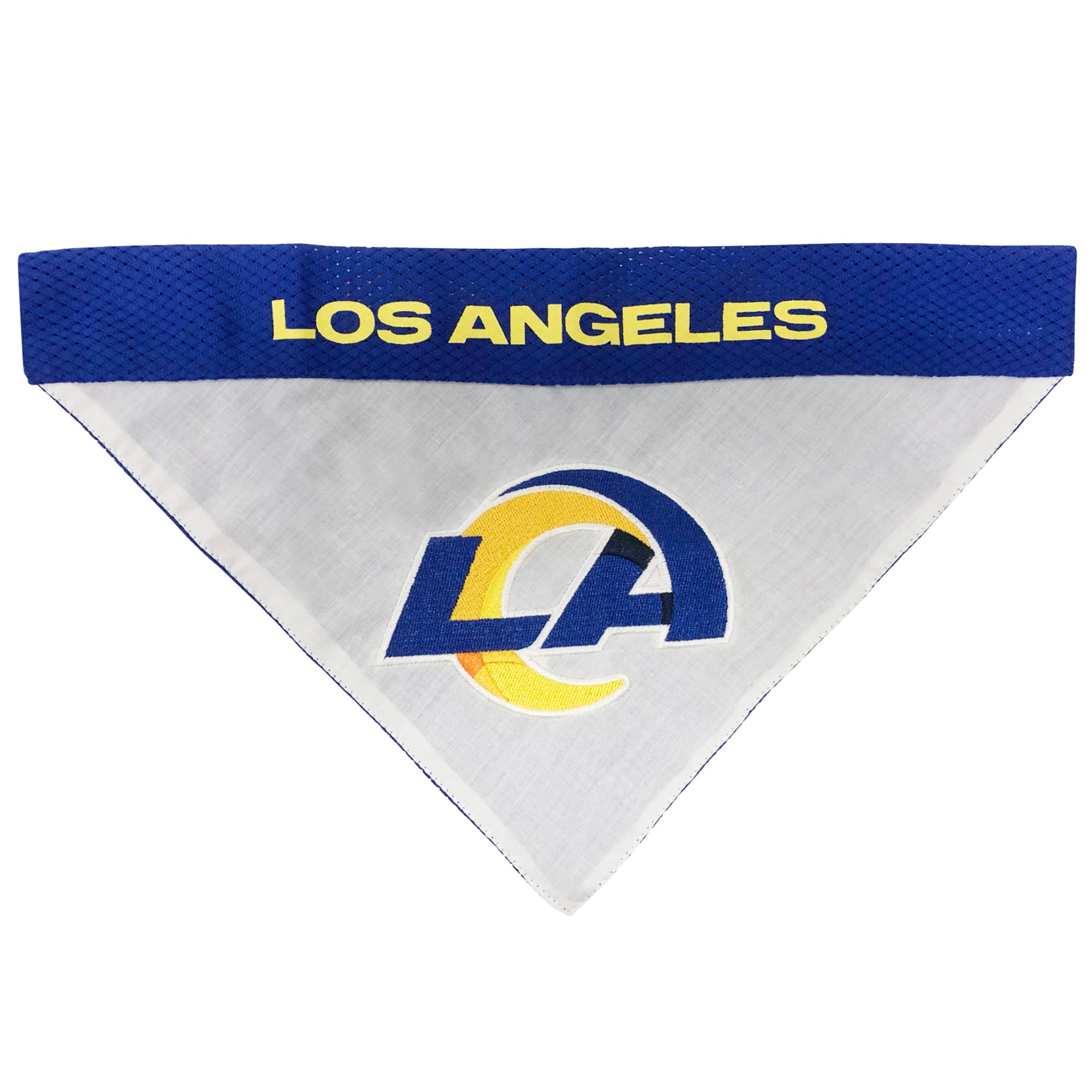 LA Rams Dog Collar Bandana. Los Angeles Rams NFL Football. Dog 