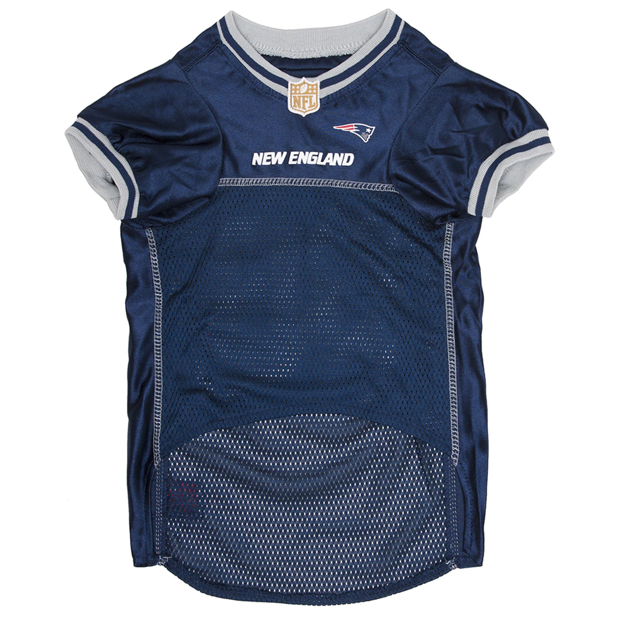 Pets First NFL AFC East Mesh Jersey For Dogs, Medium, New England