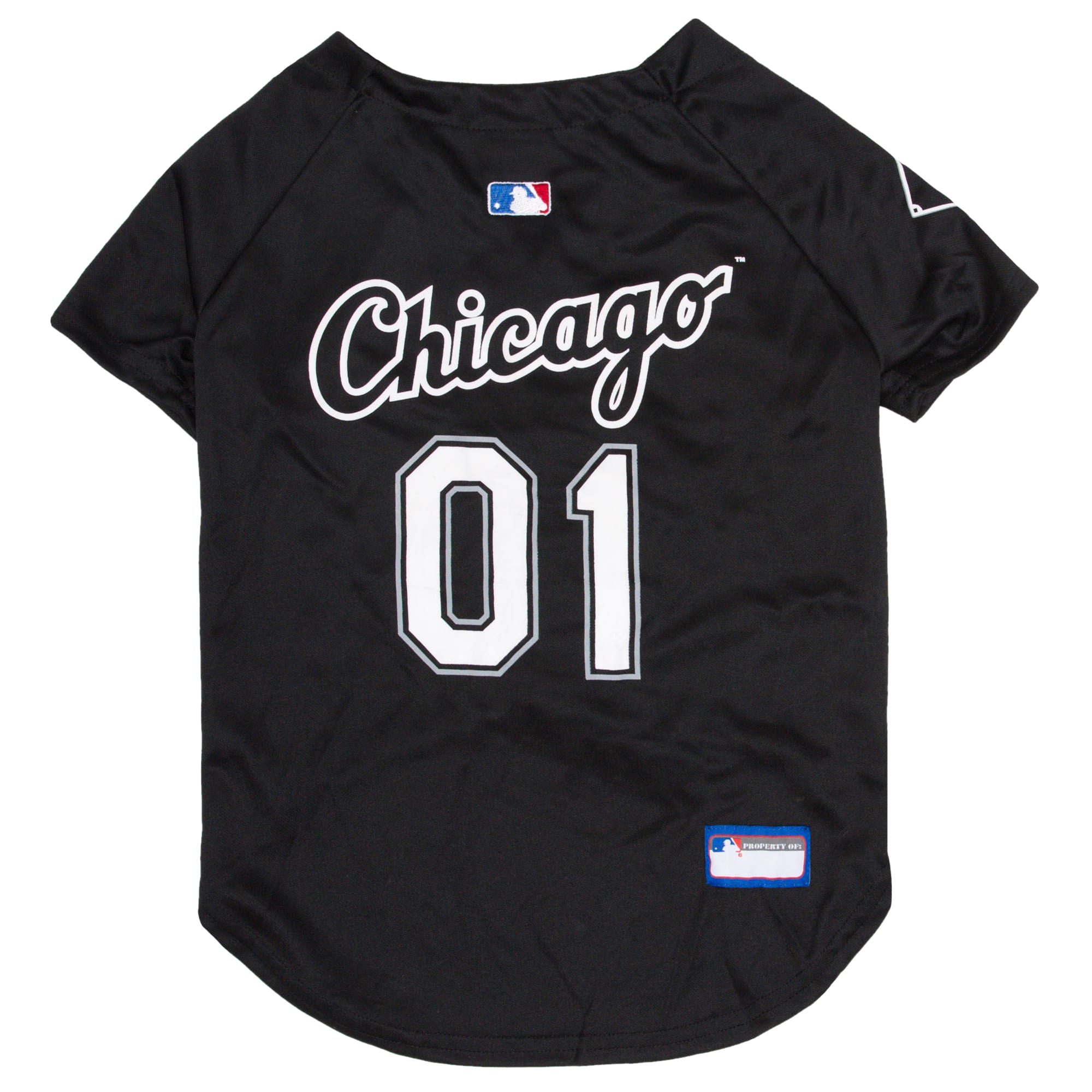 dog white sox jersey