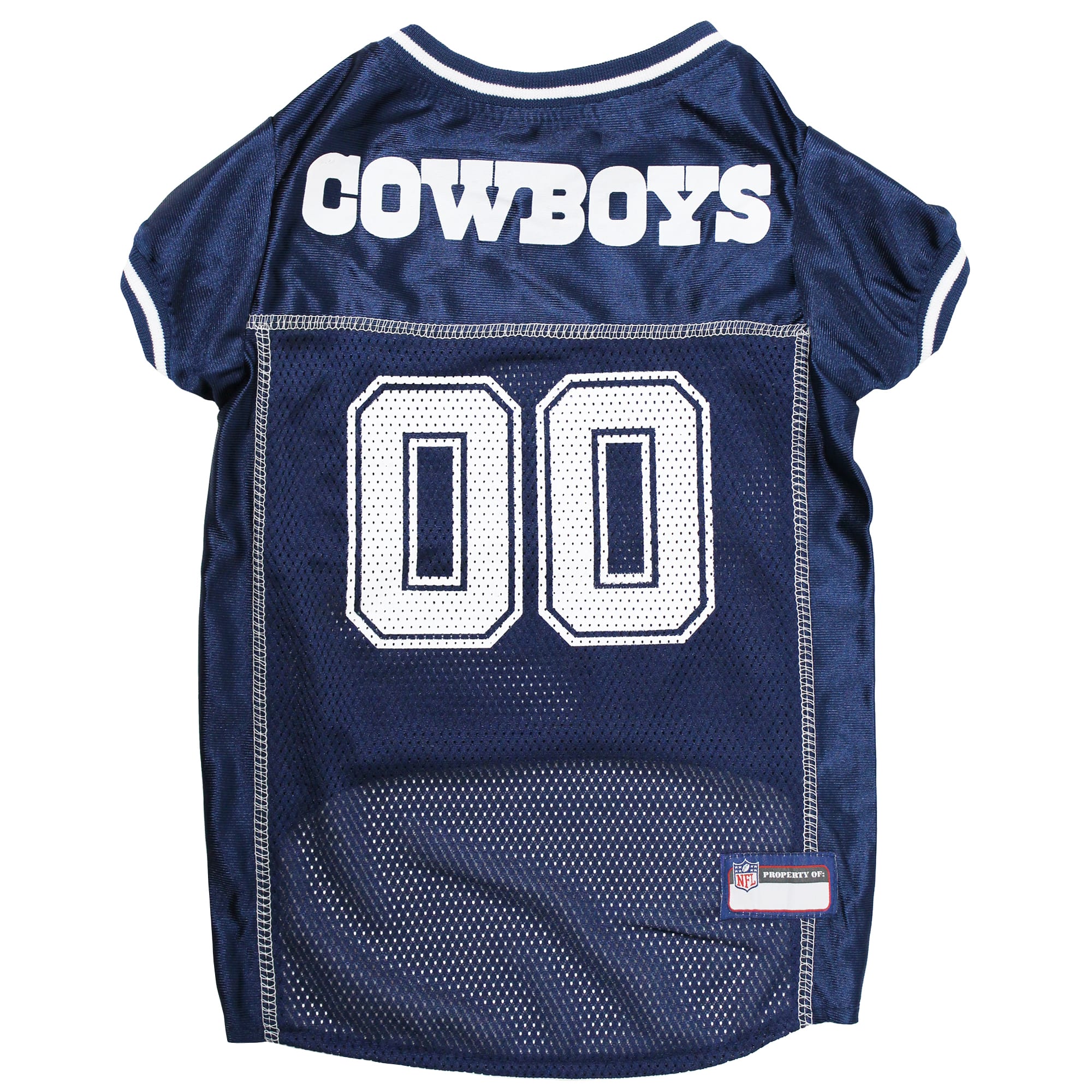 Pets First Pet Wear, Official Team, Dallas Cowboys, Mesh Jersey, S