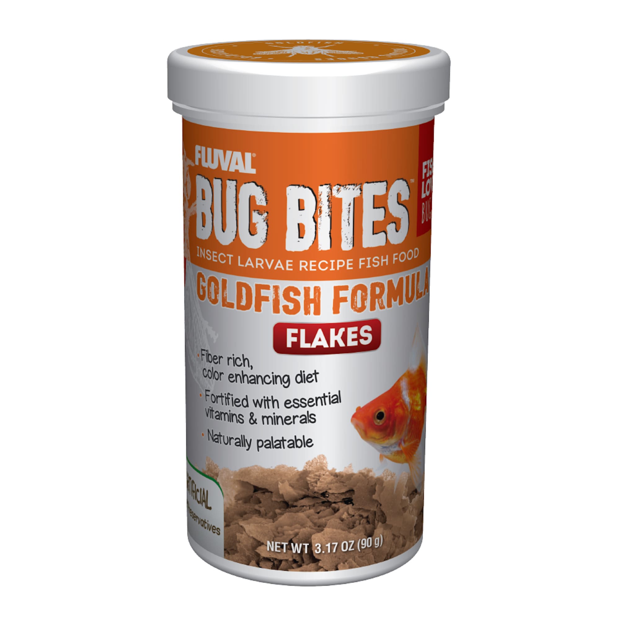 Fluval Bug Bites Goldfish Flakes, 3.17 oz. | Petco