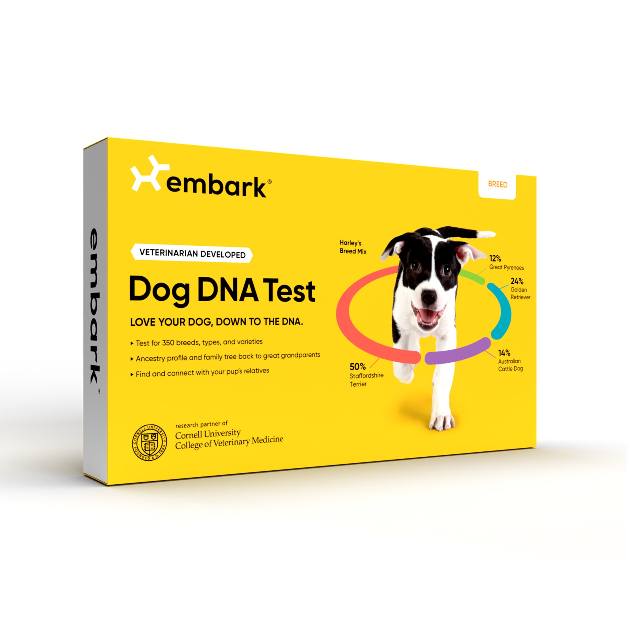 Home Cheek Swab Kit Canine Breed Identification Test Dog DNA 