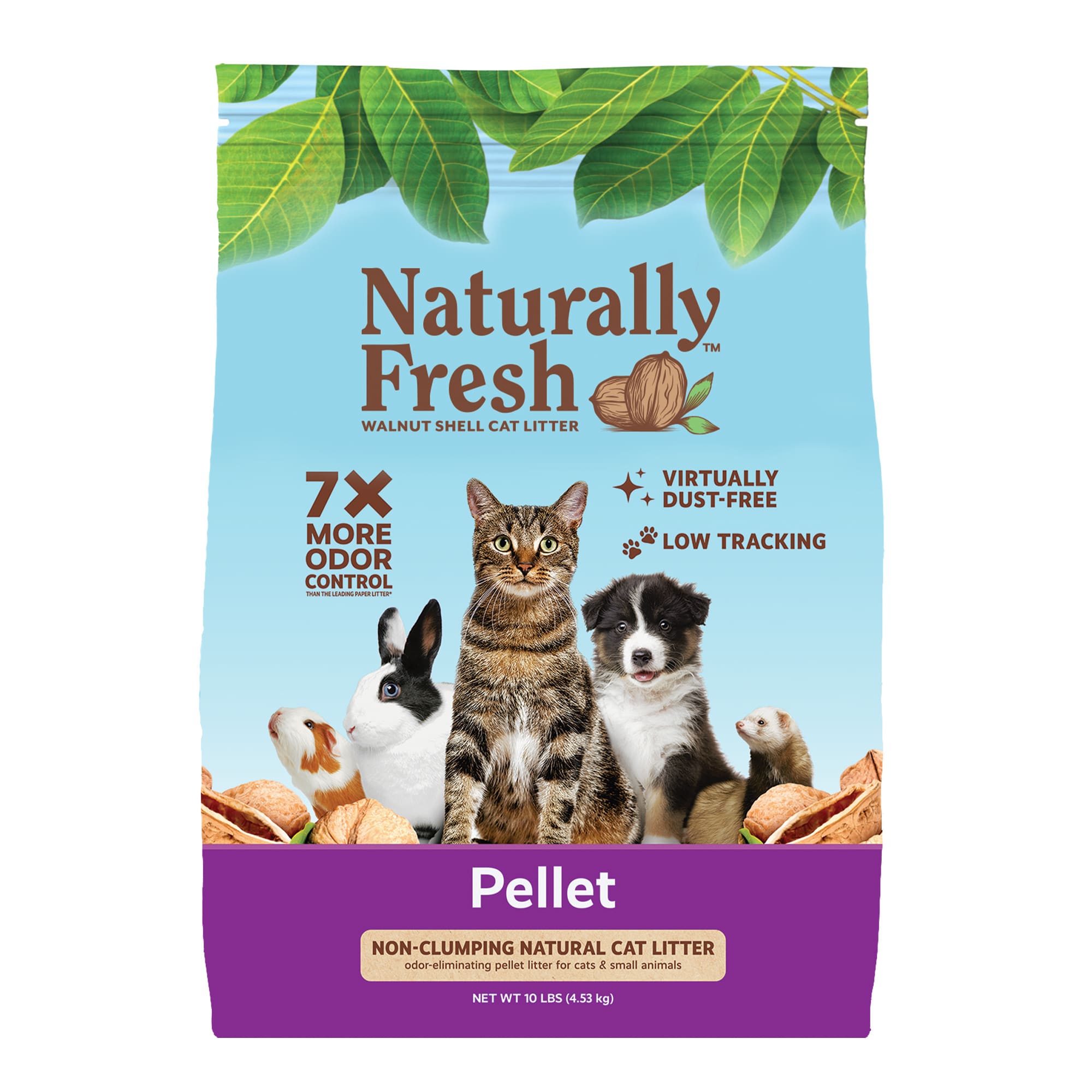 Naturally Fresh Pellet Formula Unscented Non clumping Walnut Cat