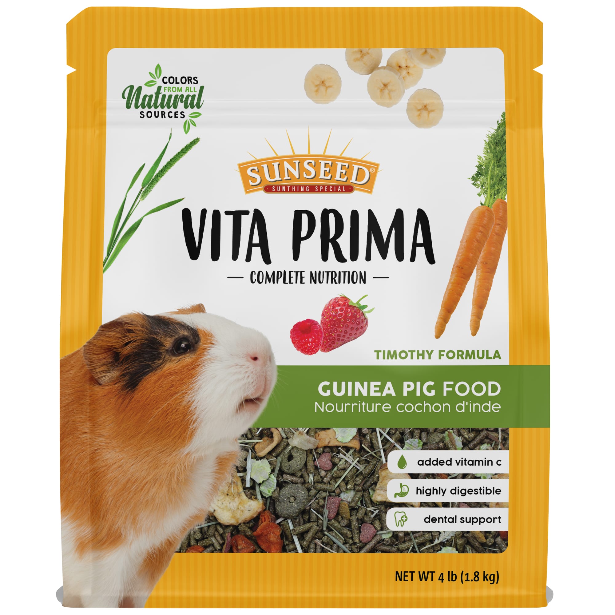 tetrahedron Self-indulgence Try out Sun Seed Vita Prima Guinea Pig Food, 4 lbs. | Petco